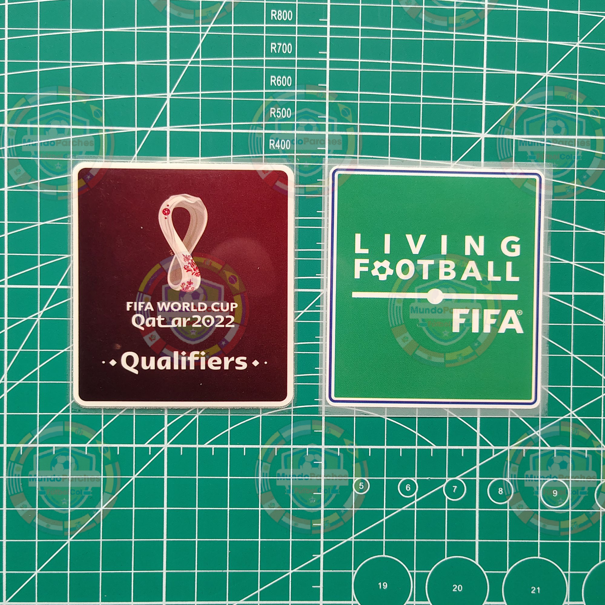 Set Parches Eliminatorias Mundial Qatar 2022