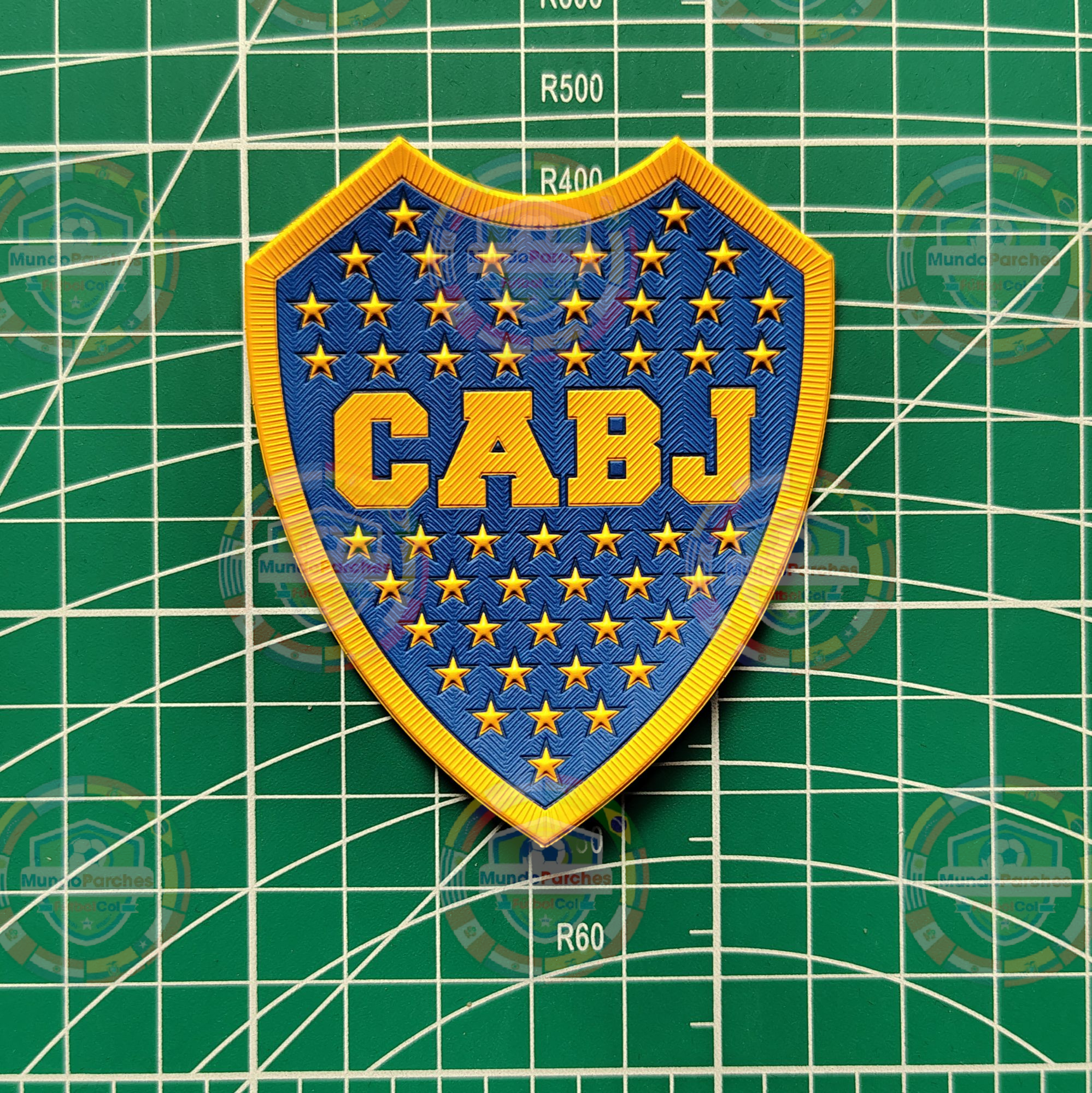 Escudo Boca Juniors Material Tpu ( Caucho ) Full Color
