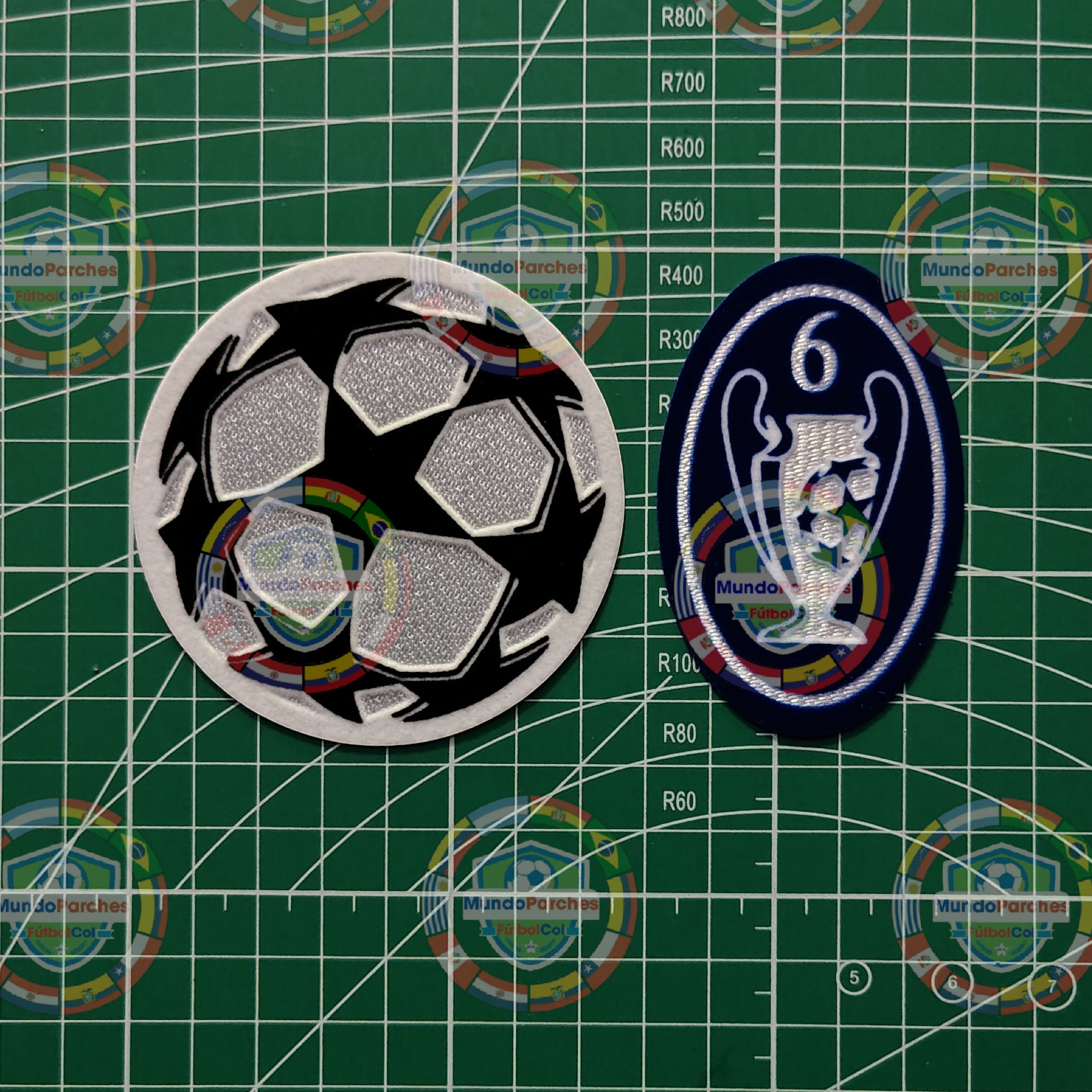 Set Parches Champions League 2006-2007 Ac Milán