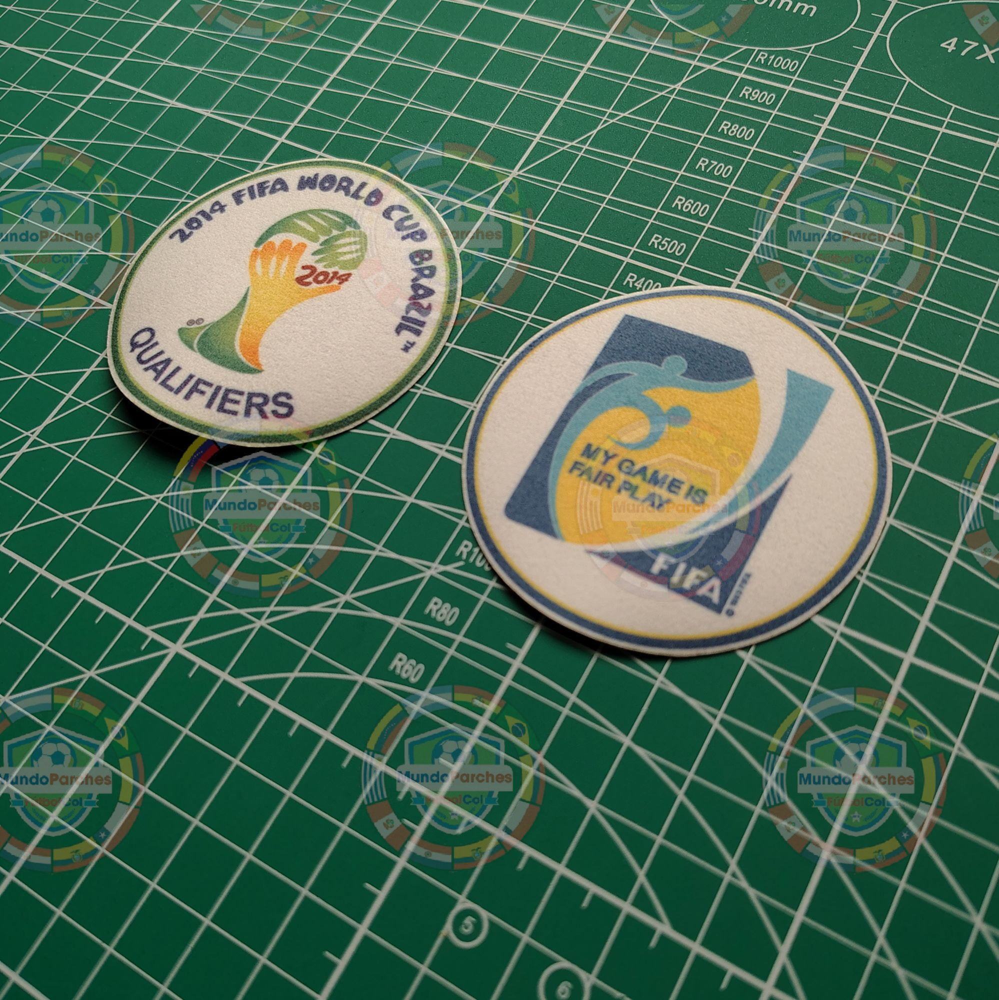 Set Parches Eliminatorias Mundial Brasil 2014