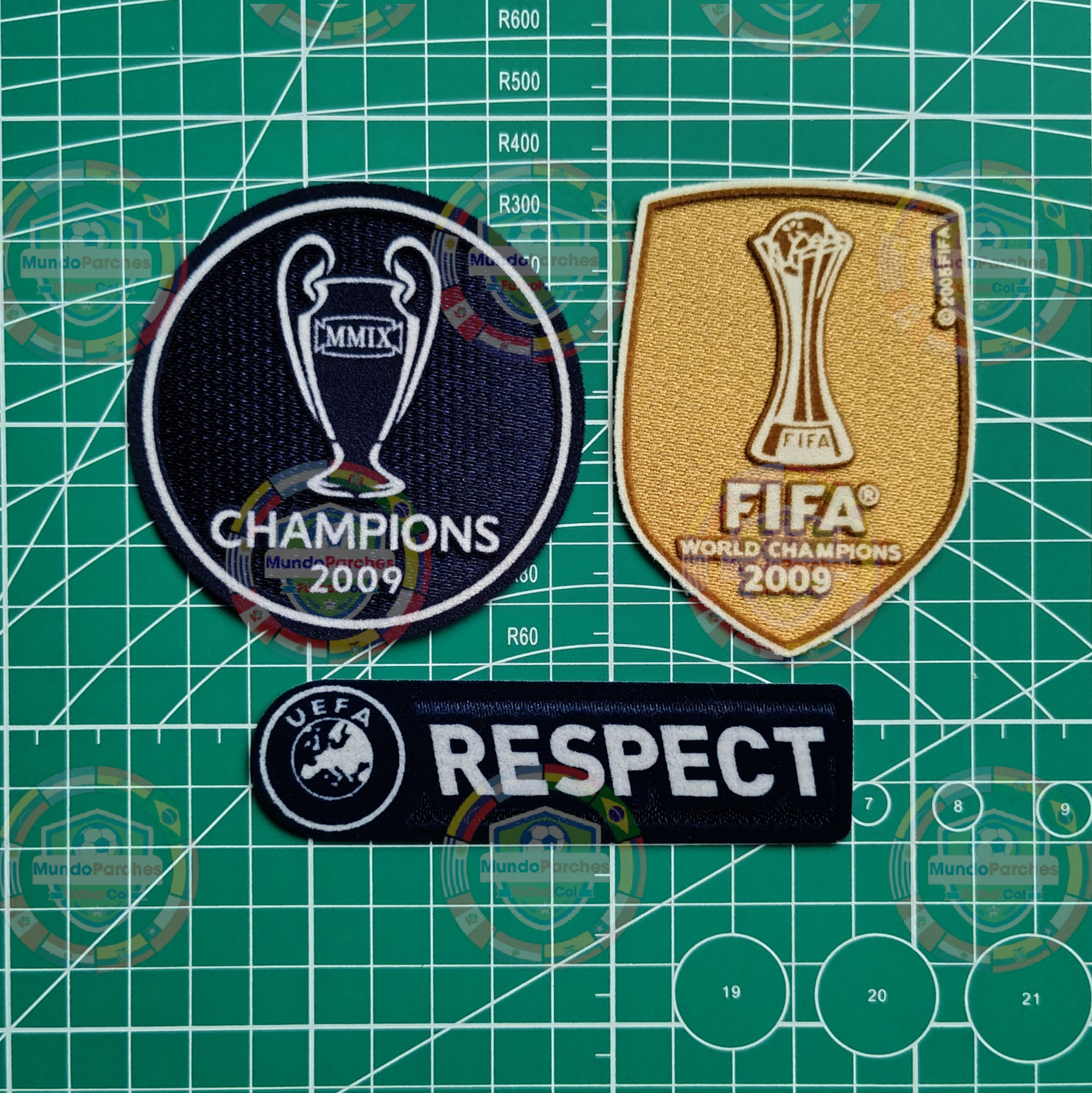 Set Parches Champions League 2009-2010 Barcelona