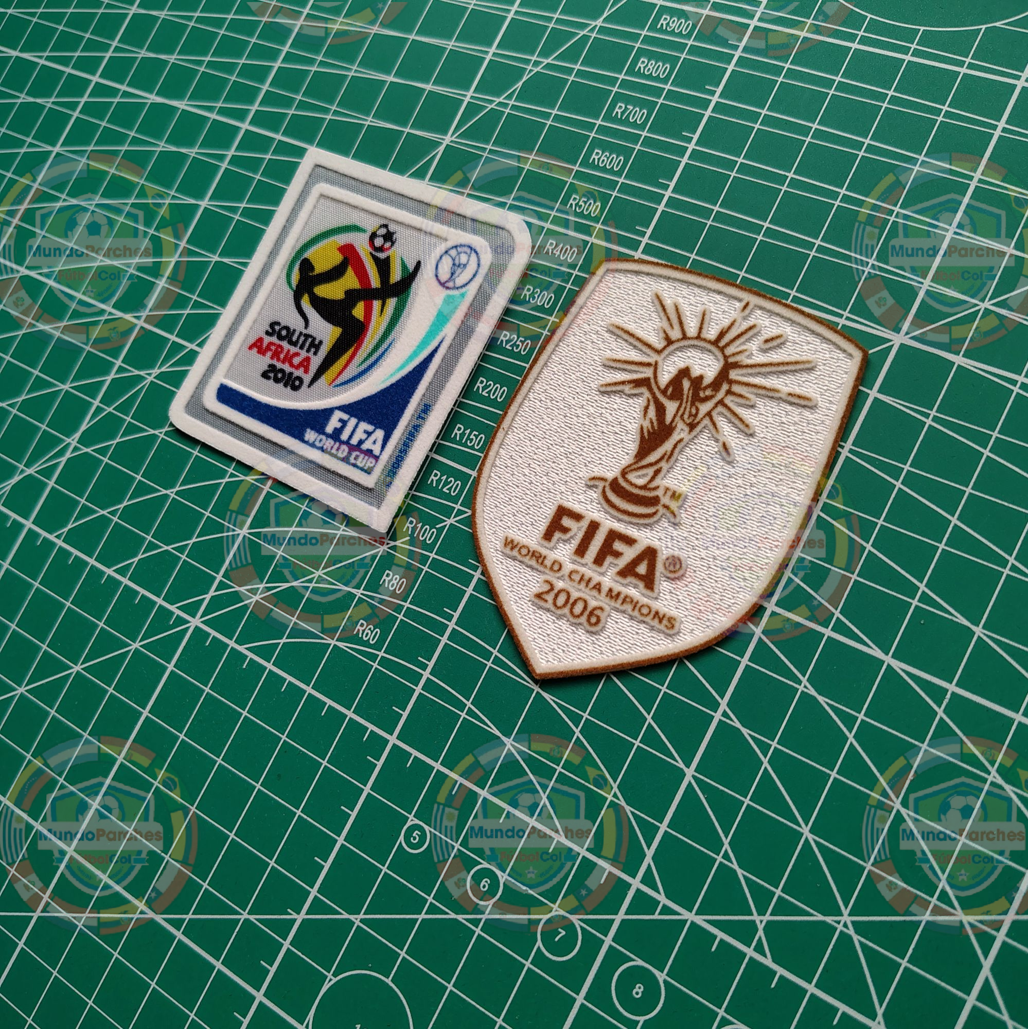Set Parches Mundial Sudafrica 2010 Seleccion Italia