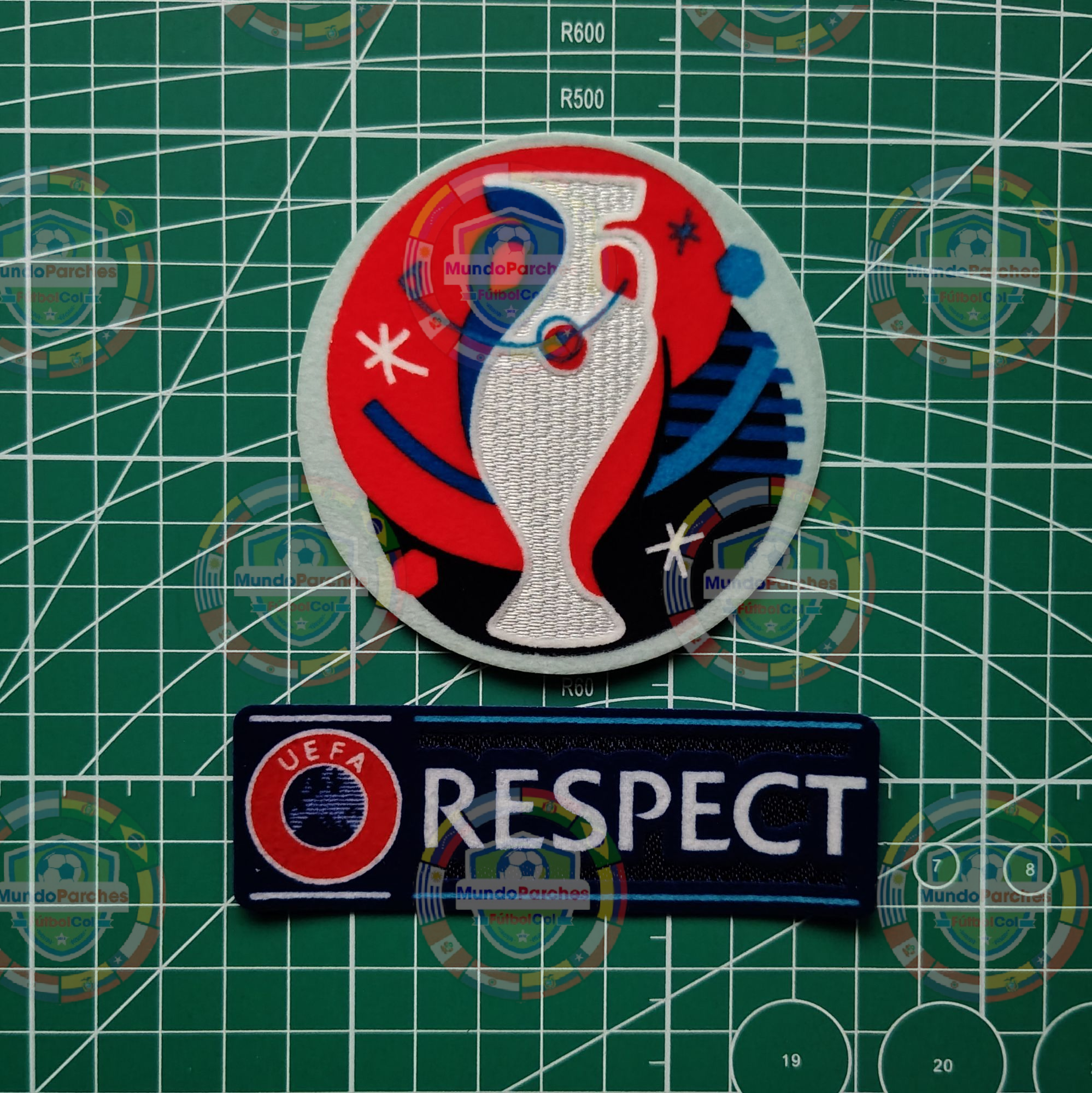 Set Parches Euro 2016
