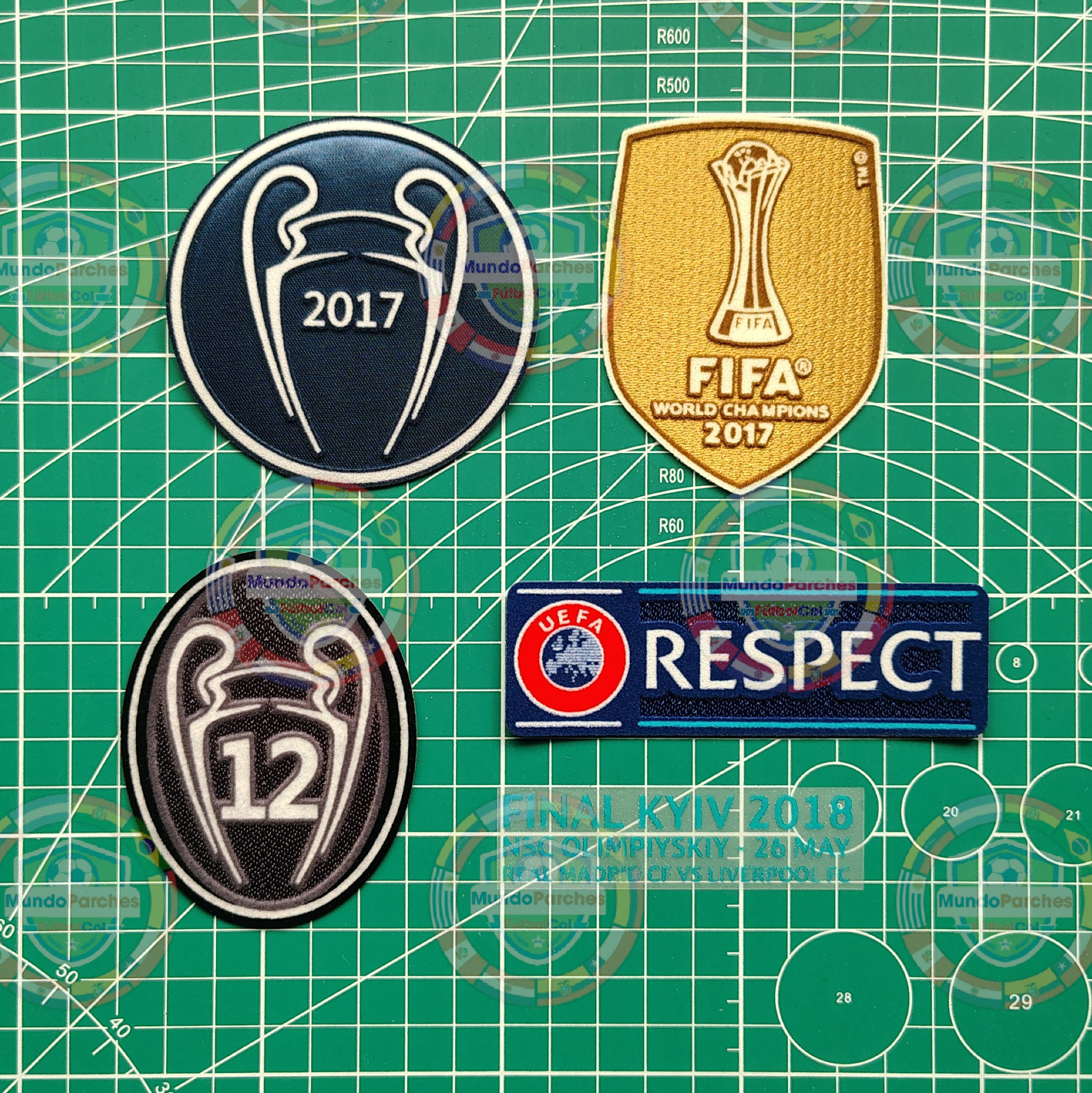 Set Parches Champions League Final 2018 Real Madrid Match Detail Kiev