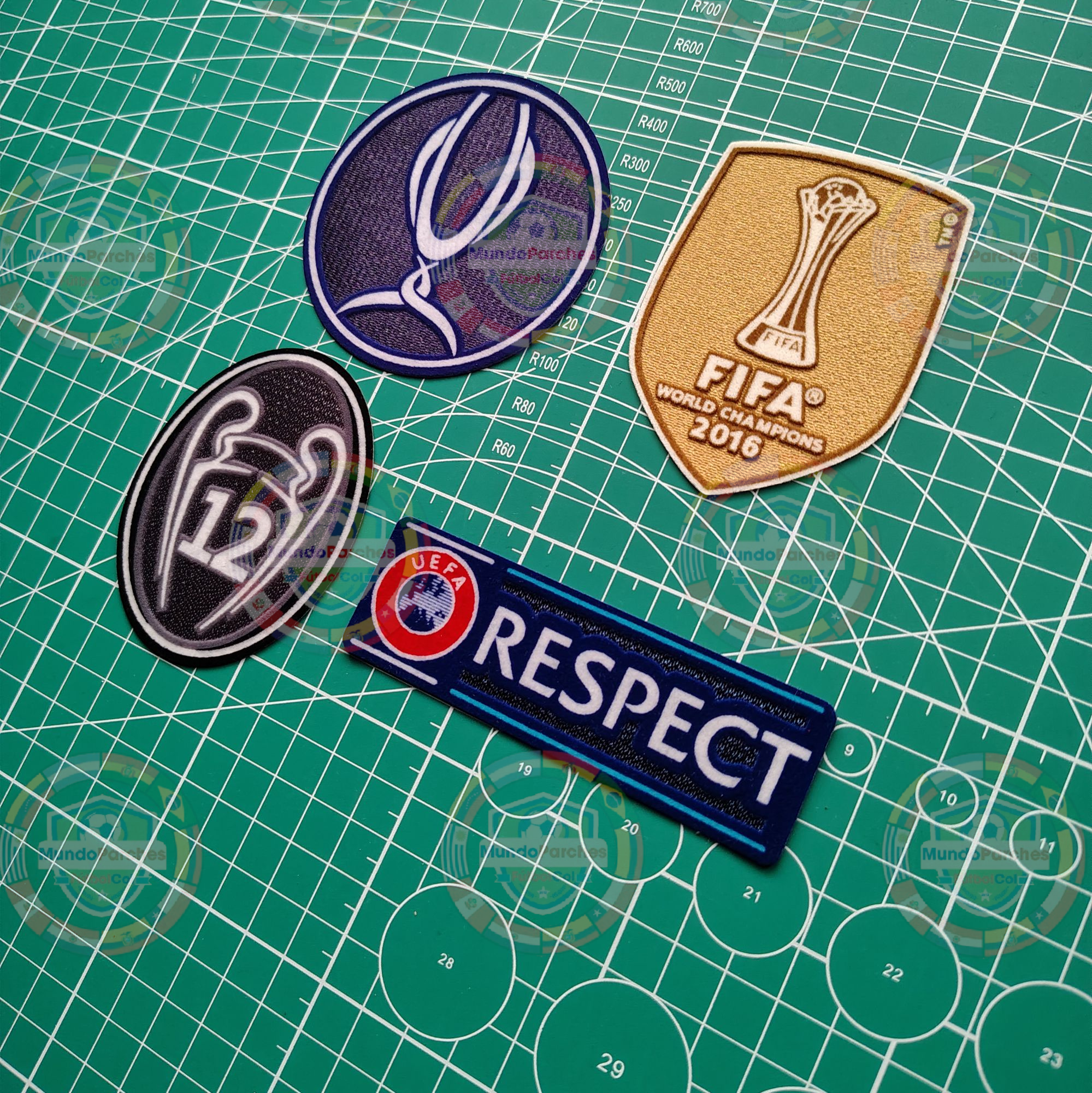Set Parches Supercopa Europea 2017 Real Madrid