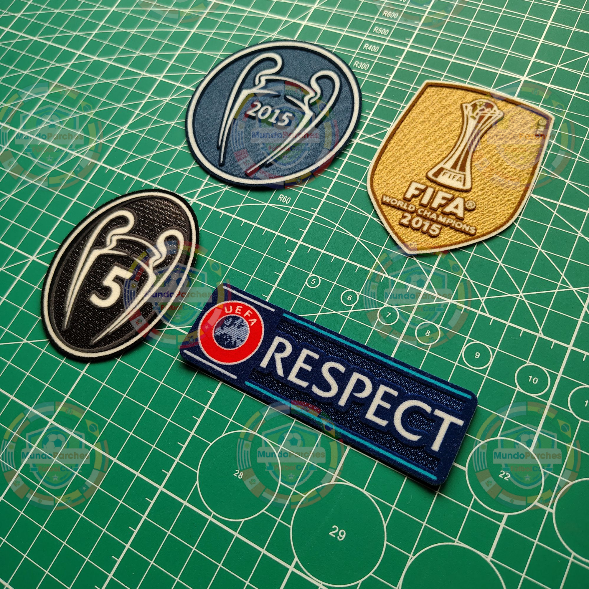 Set Parches Champions League 2015- 2016 Barcelona