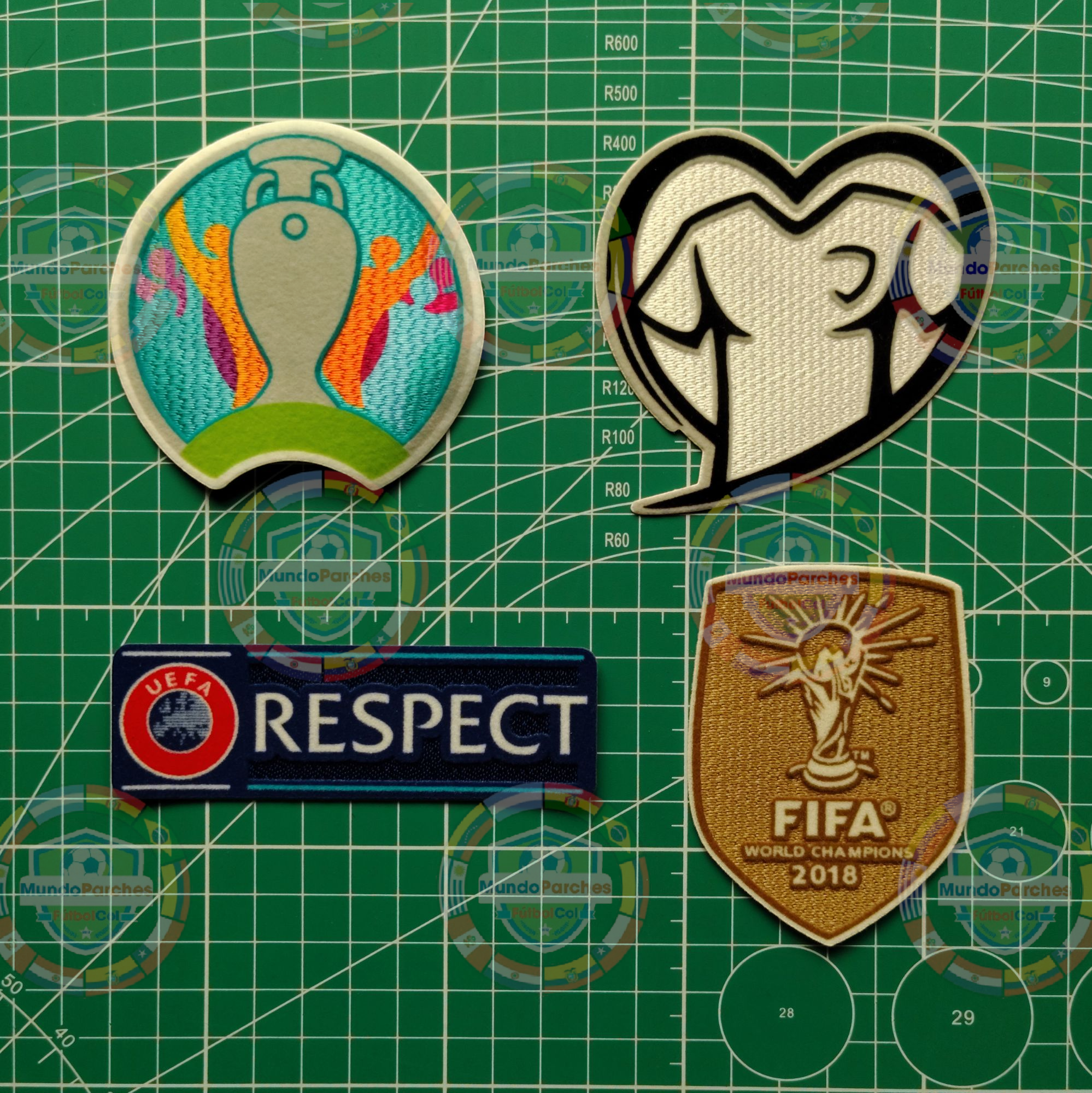 Set Parches Eliminatorias Euro 2020 Selección Francia