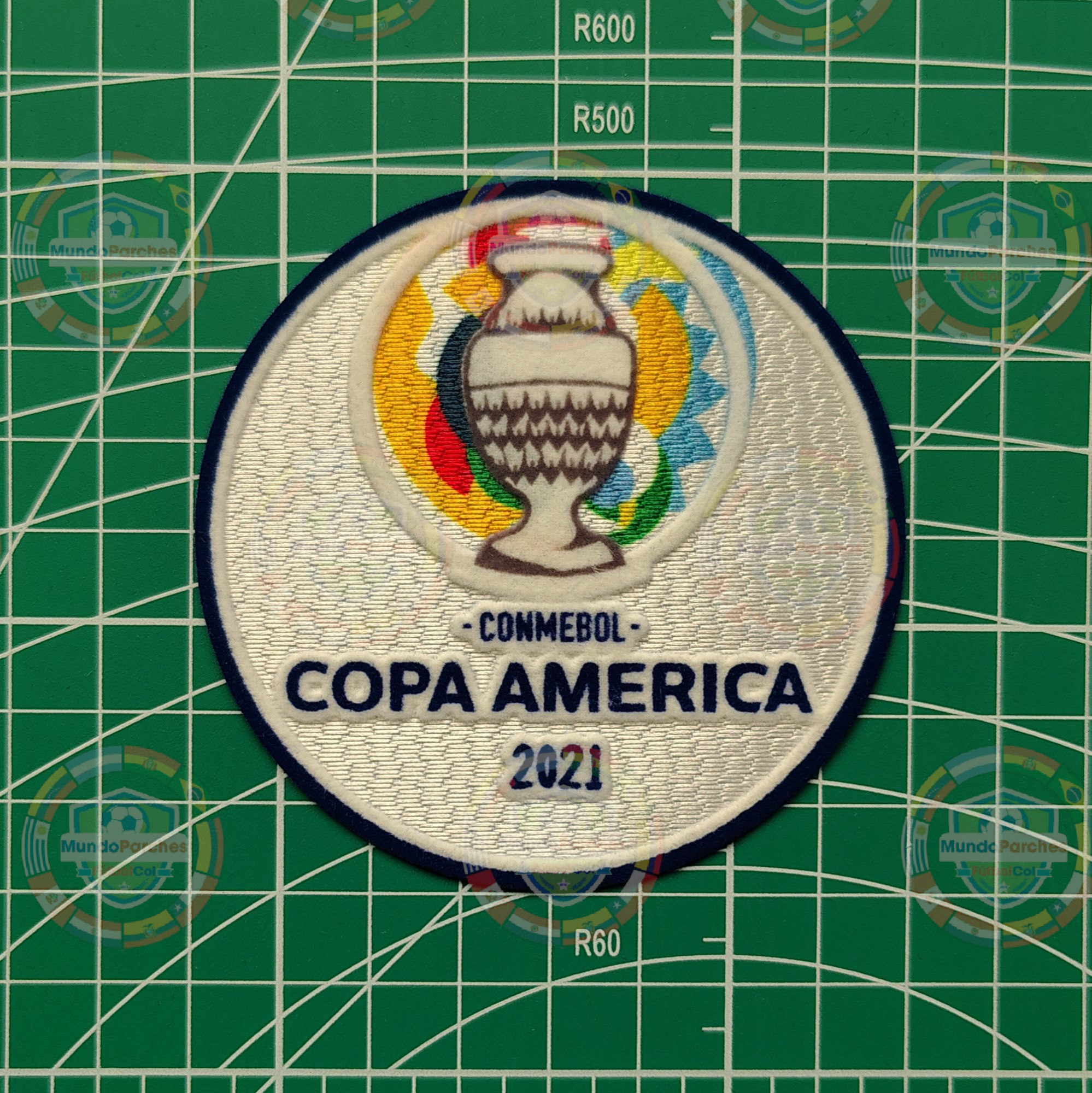 Set Parches Copa América Brasil 2021 Con Match Selección Colombia Vs Perú