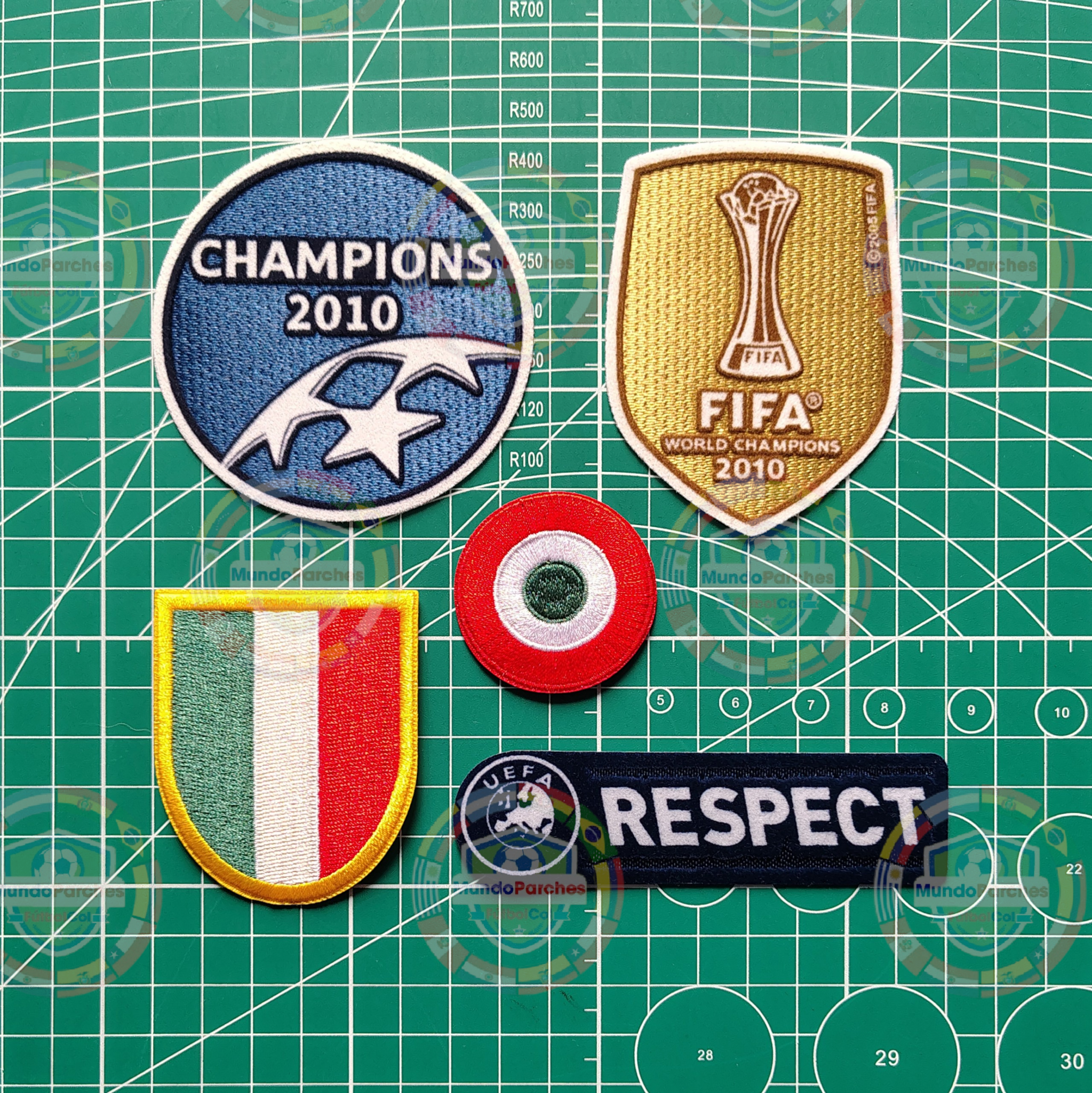 Set Parches Champions League 2010-2011 Inter De Milán