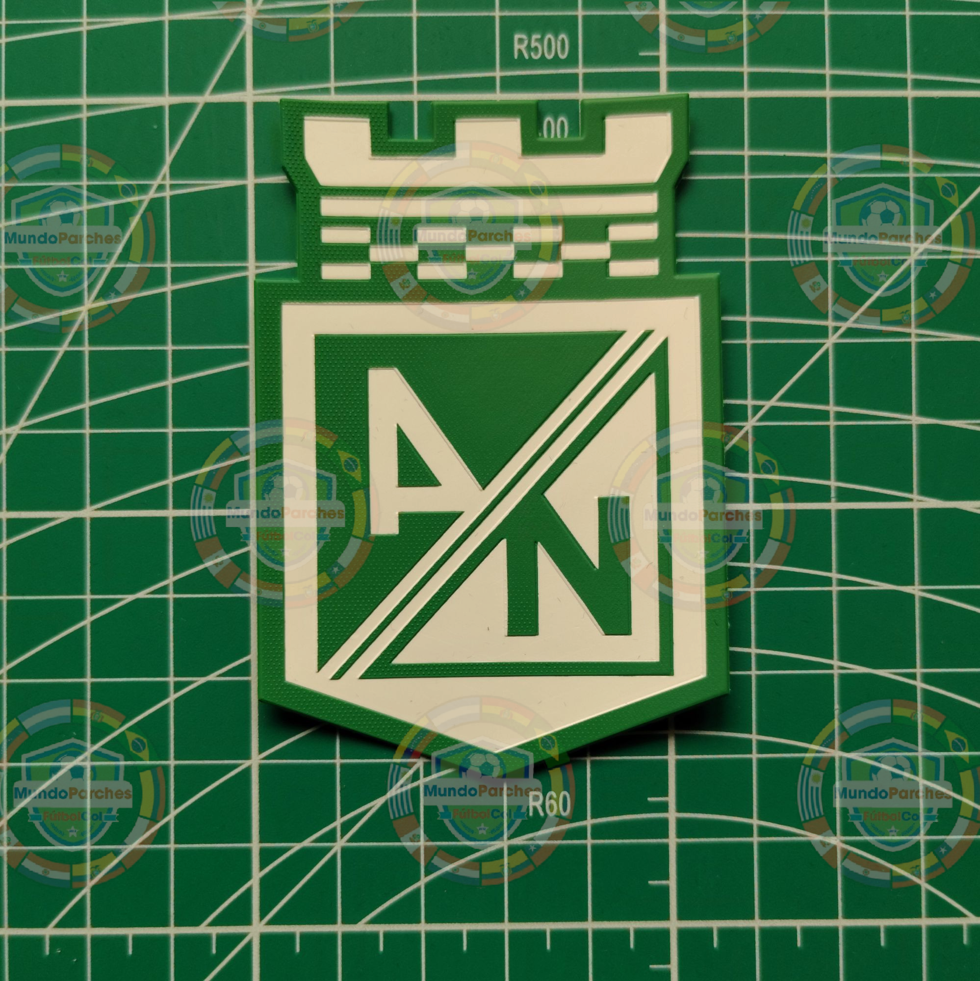 Escudo Atlético Nacional Material Tpu (Caucho) Full Color