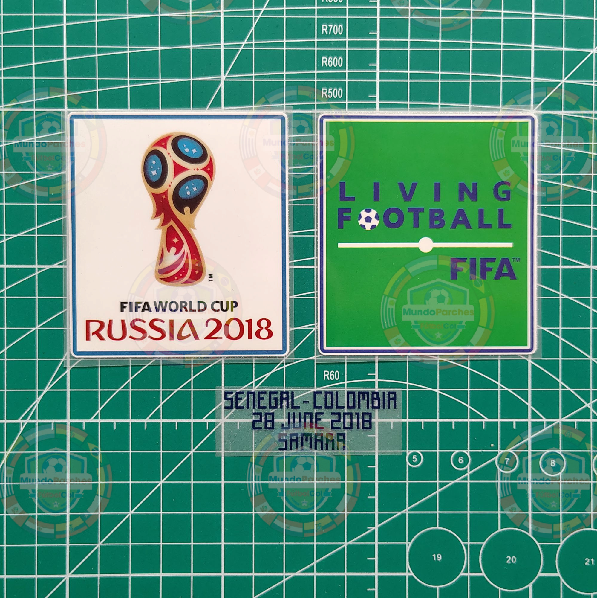 Set Parches Mundial Rusia 2018 Vs Senegal