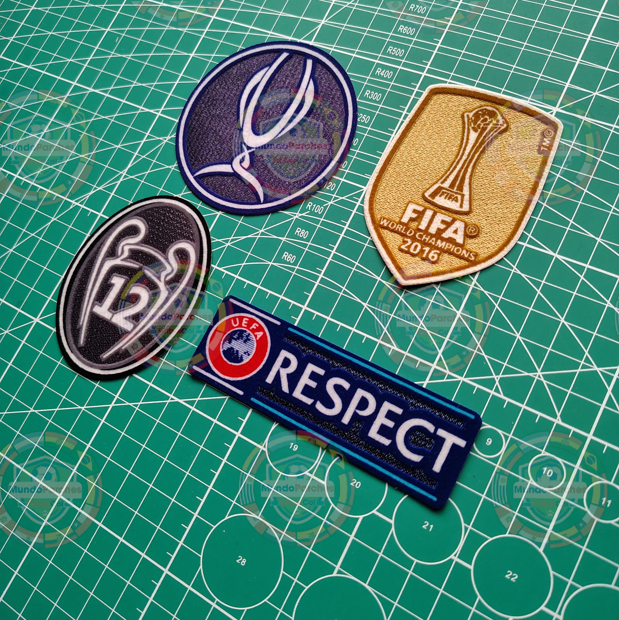 Set Parches Supercopa Europea 2017 Real Madrid Con Match Detail