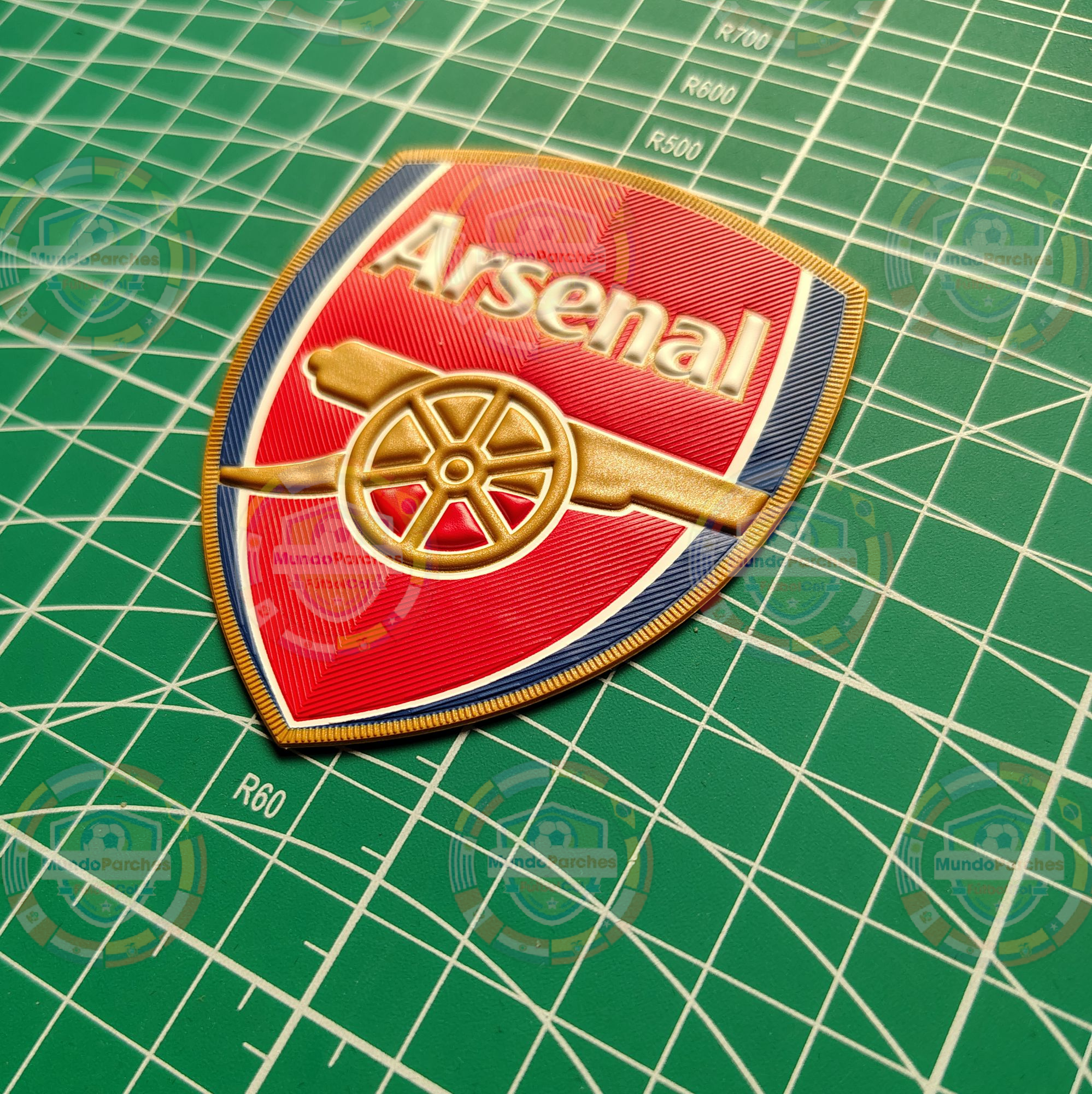 Escudo Arsenal Inglaterra material TPU (Caucho) Full color