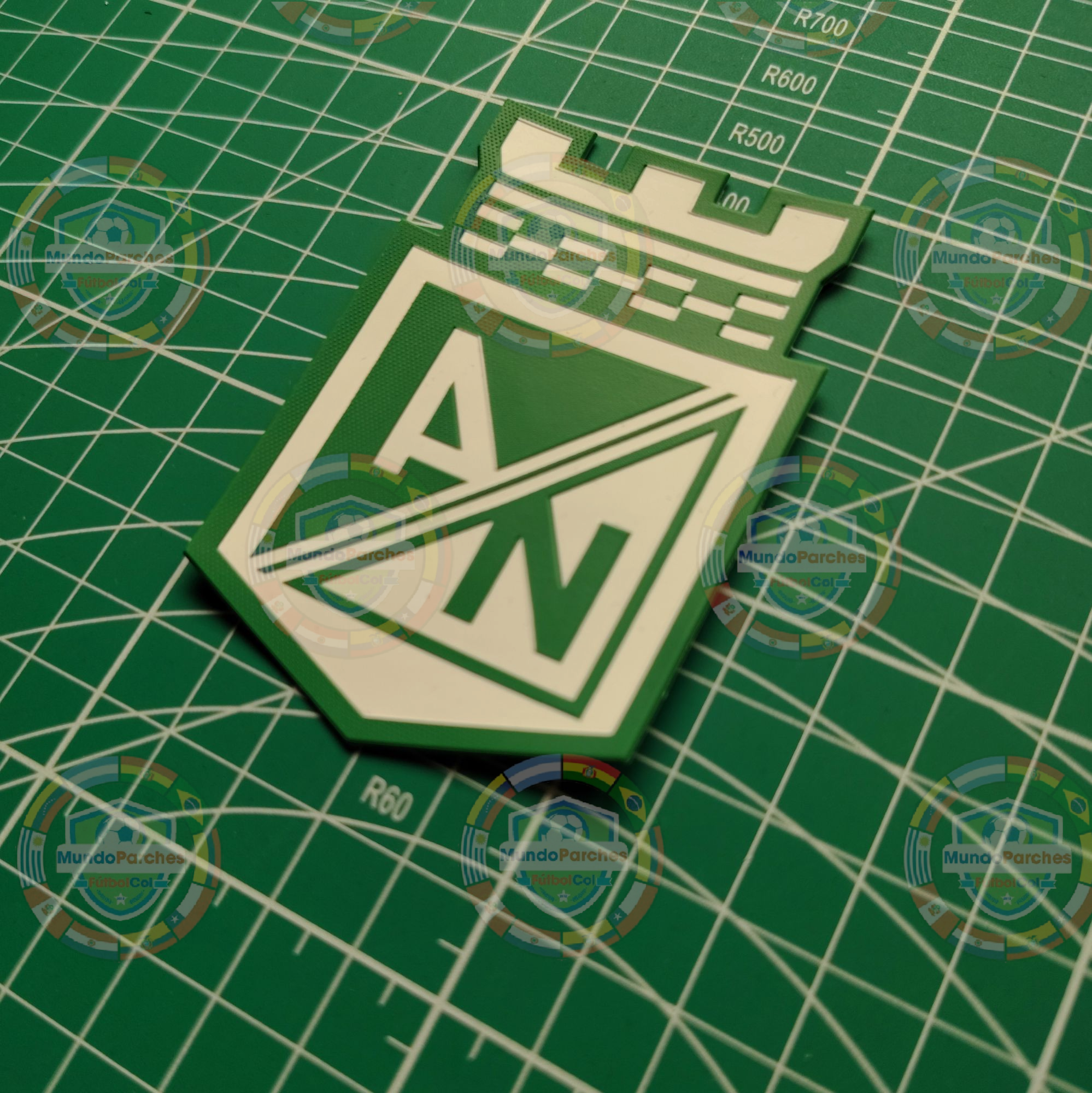 Escudo Atlético Nacional Material Tpu (Caucho) Full Color