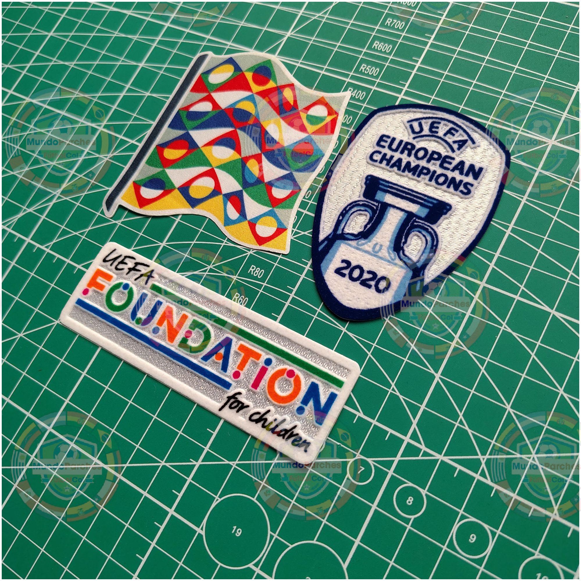 Set Parches Nations League 2022 Selección Italia