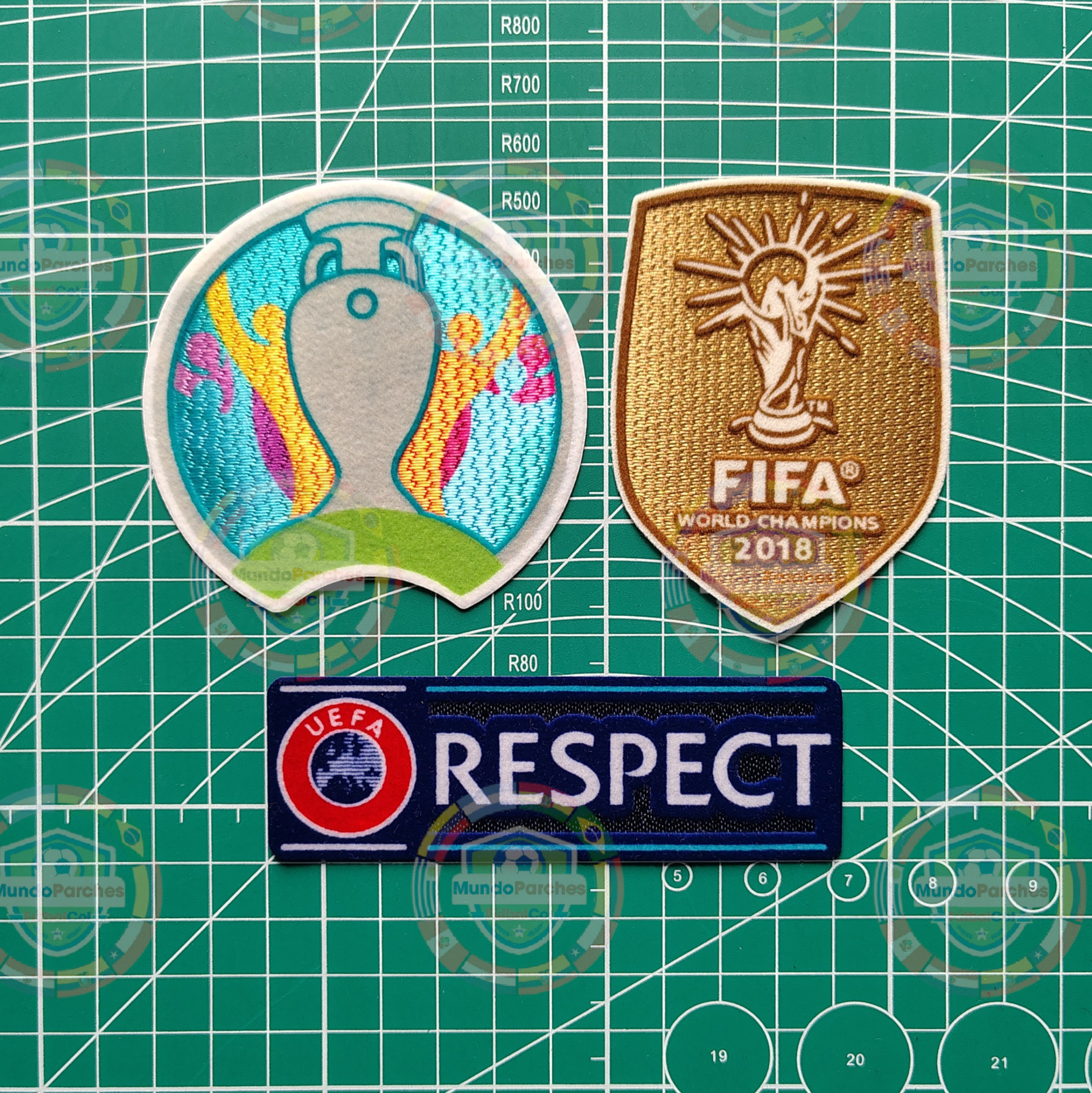 Set Parches Euro 2020 Selección Francia 1