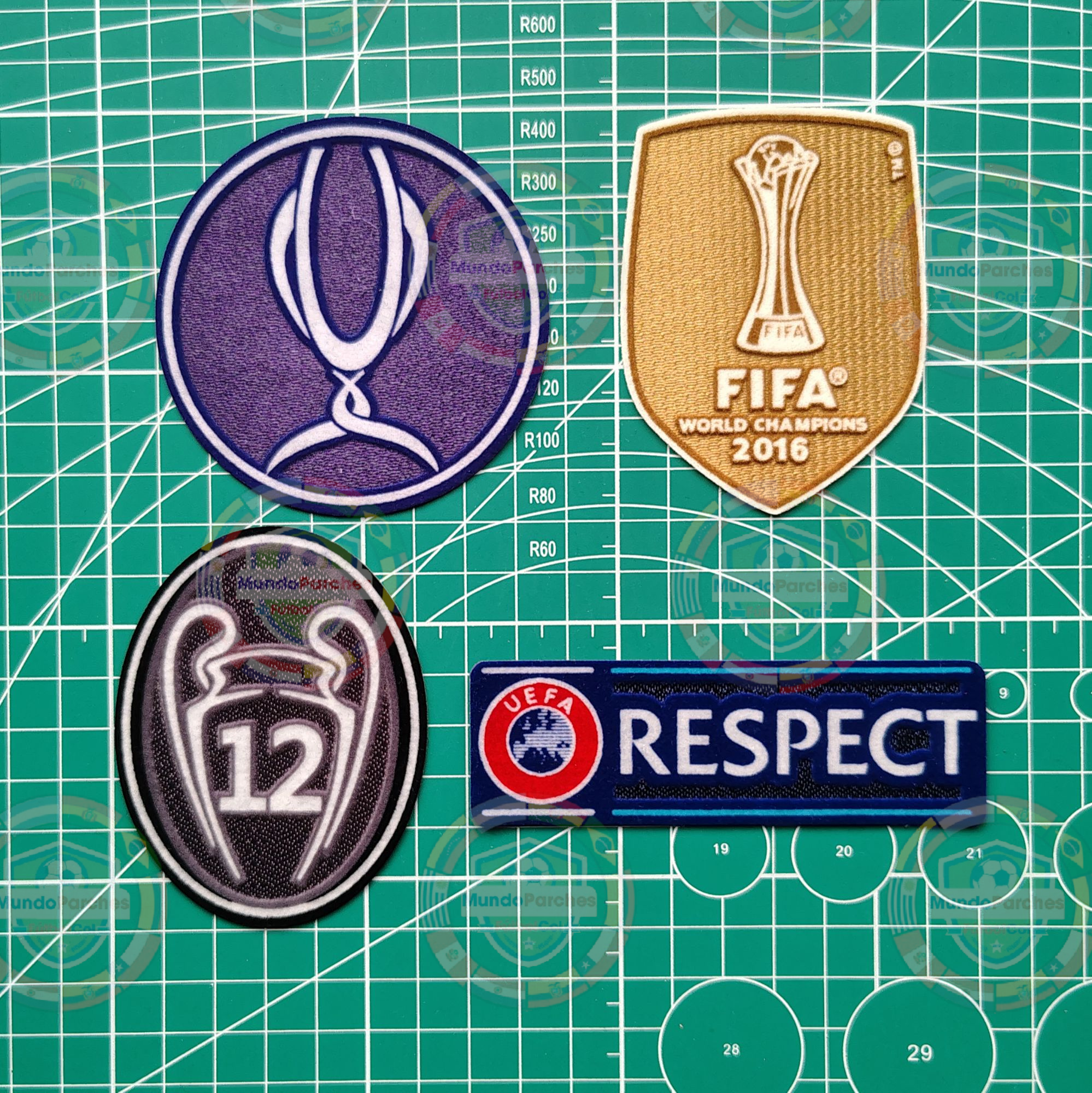 Set Parches Supercopa Europea 2017 Real Madrid