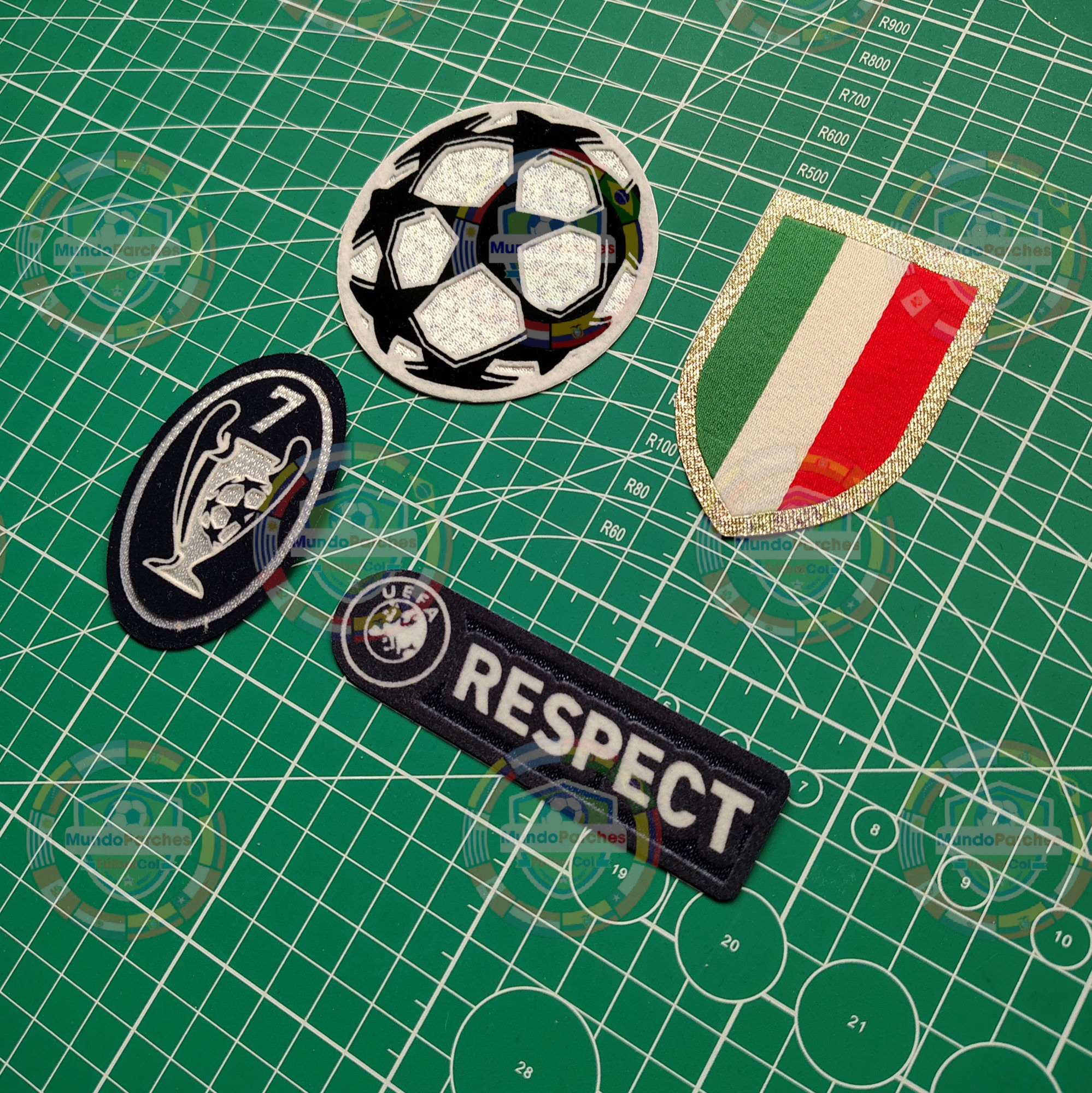Set Parches Champions League 2011-2012 Ac Milán