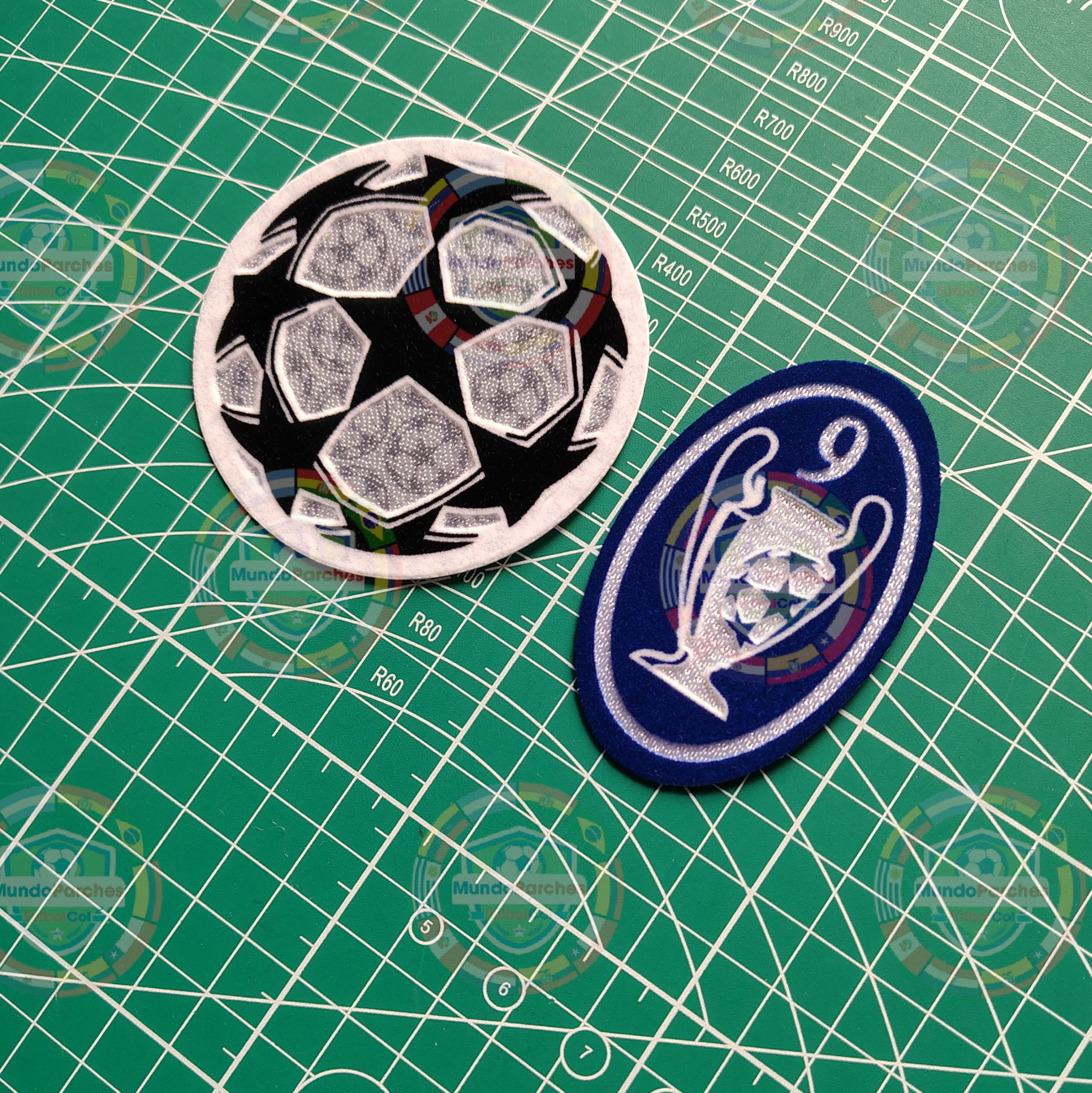 Set Parches Champions League 2008-2009 Real Madrid