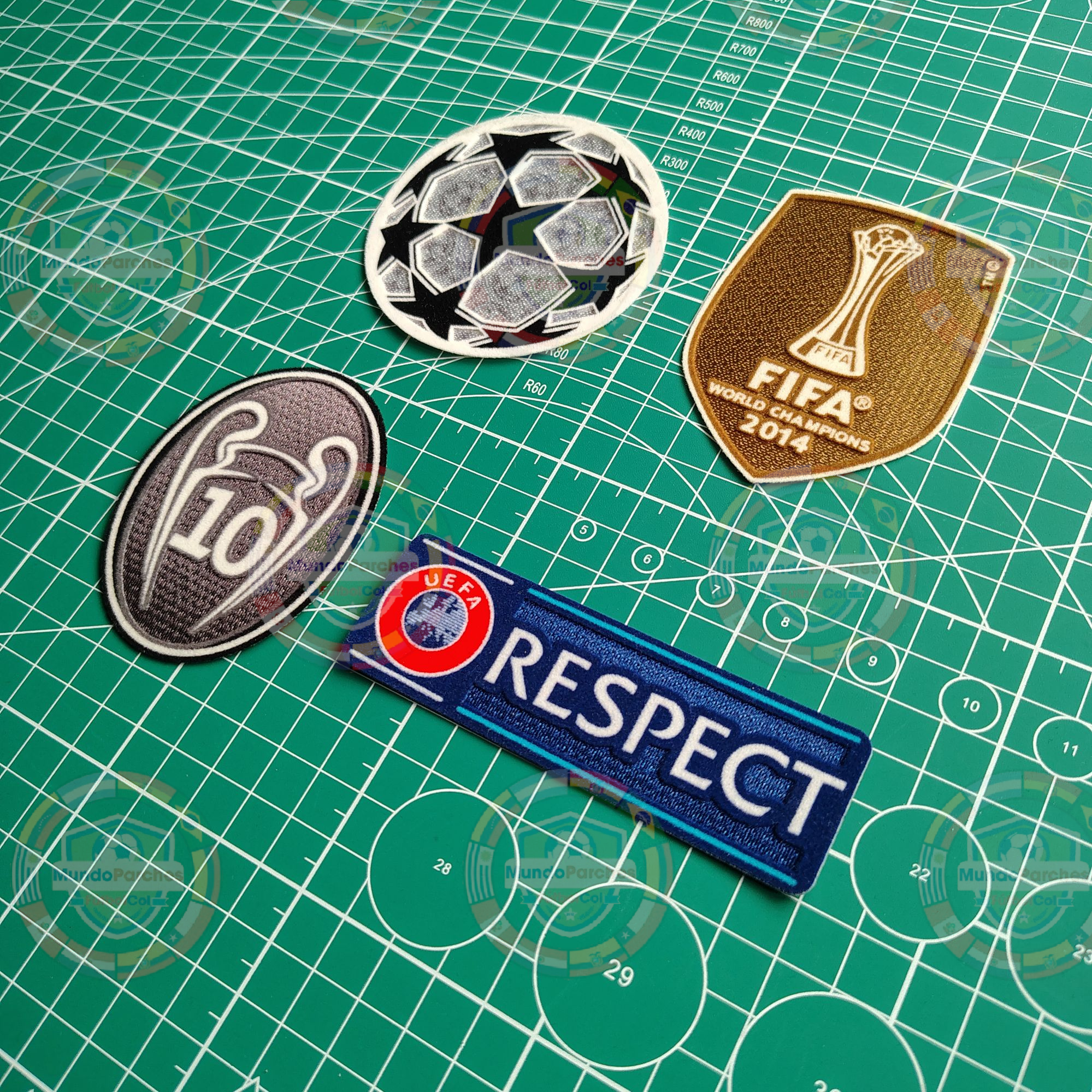 Set Parches Champions League 2015-2016 Real Madrid