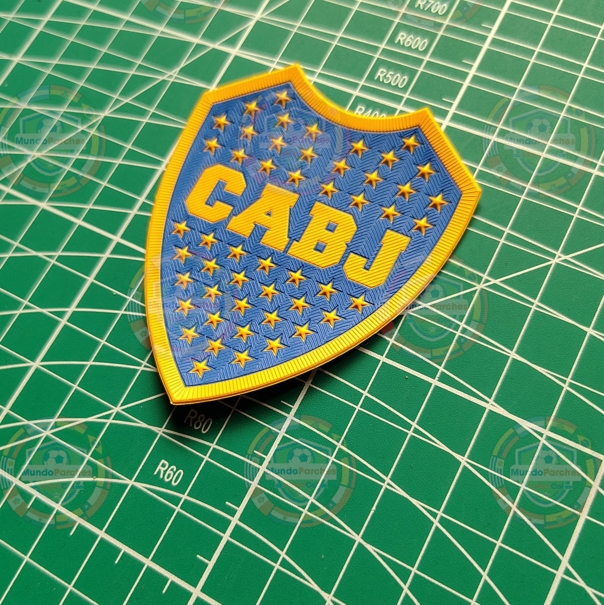 Escudo Boca Juniors Material Tpu ( Caucho ) Full Color