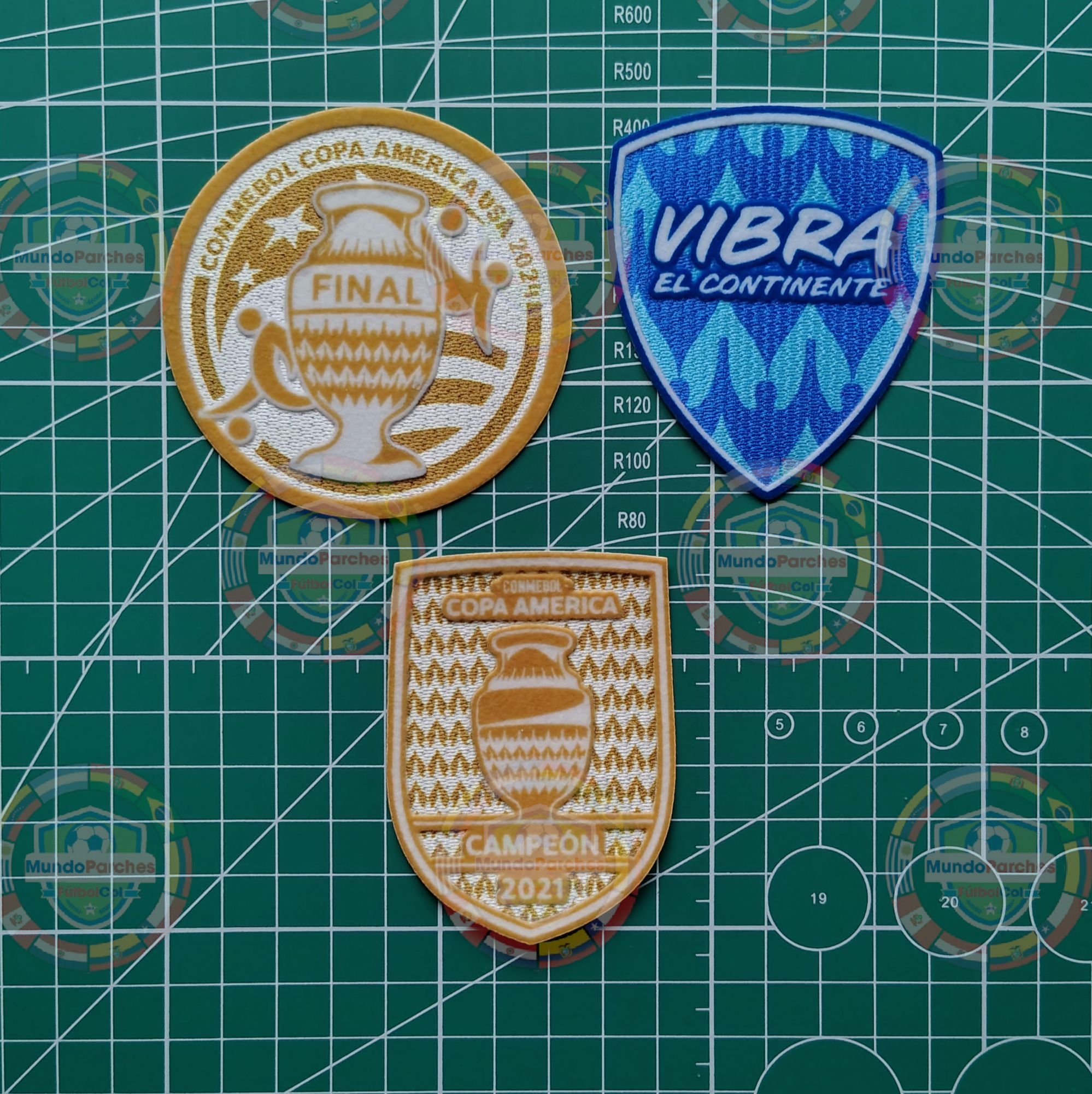 Set Parches Copa América Usa 2024 Final Selección Argentina