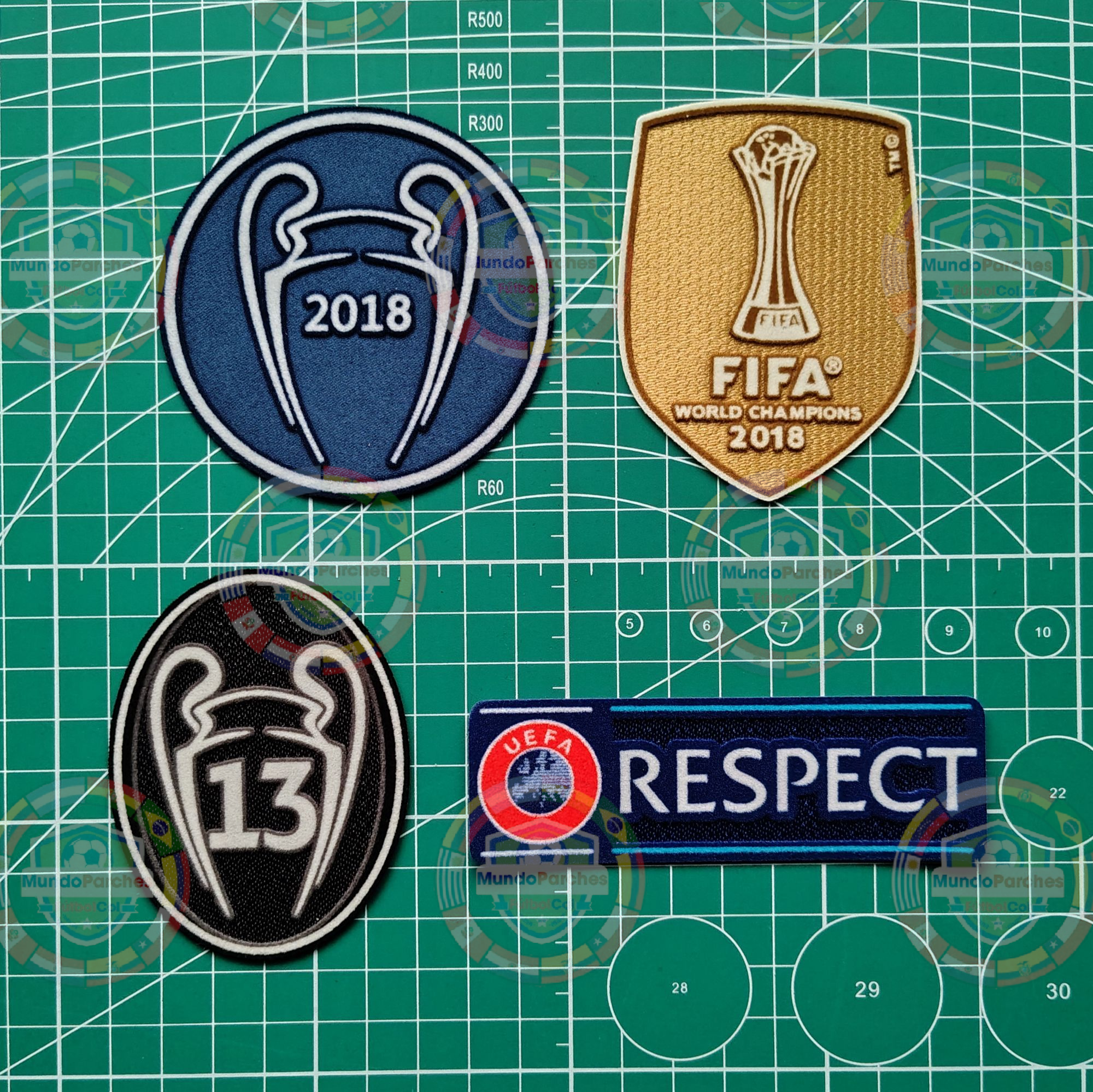Set Parches Champions League 2018-2019 Real Madrid