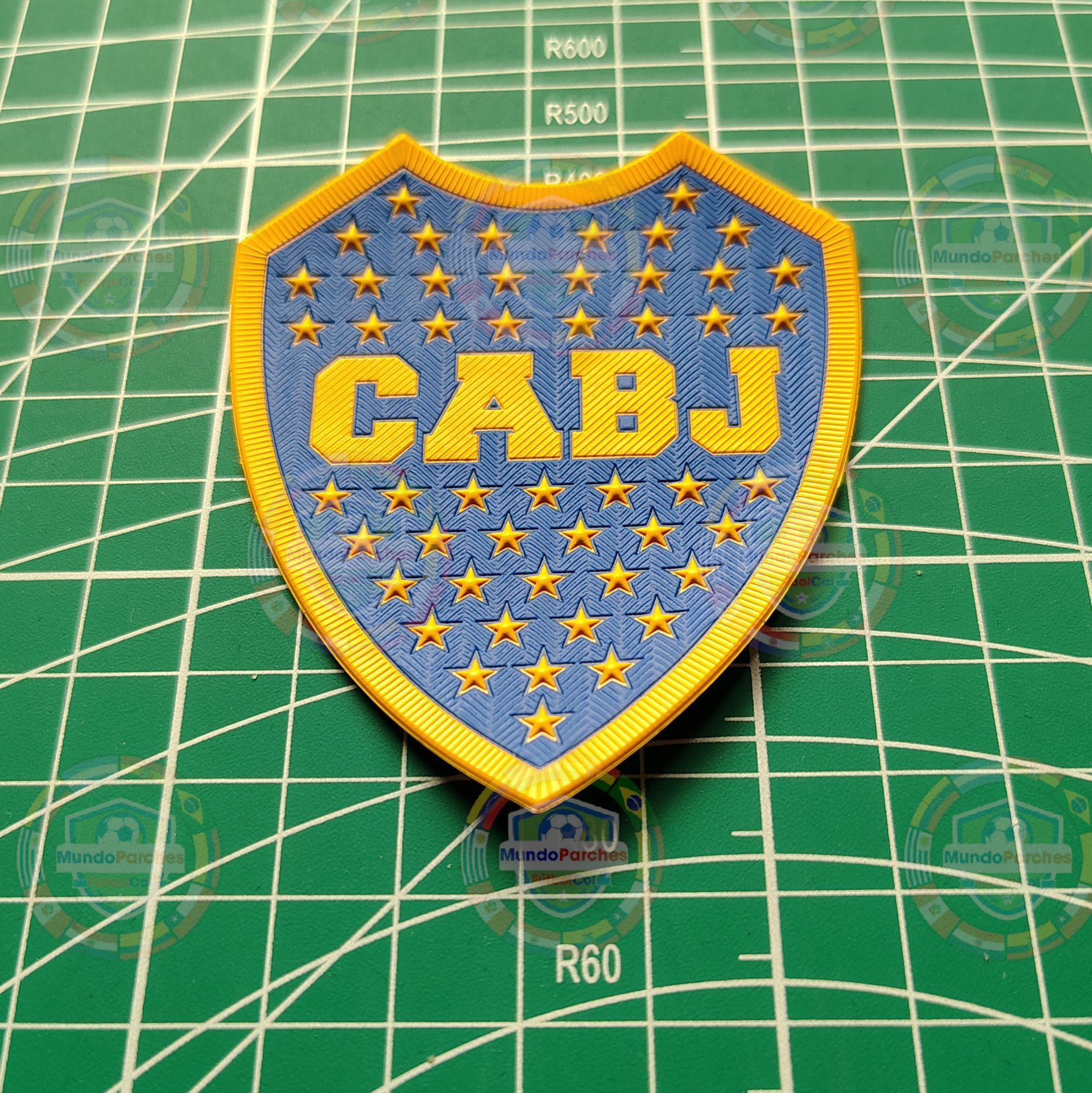 Escudo Boca Juniors Material Tpu ( Caucho ) Full Color