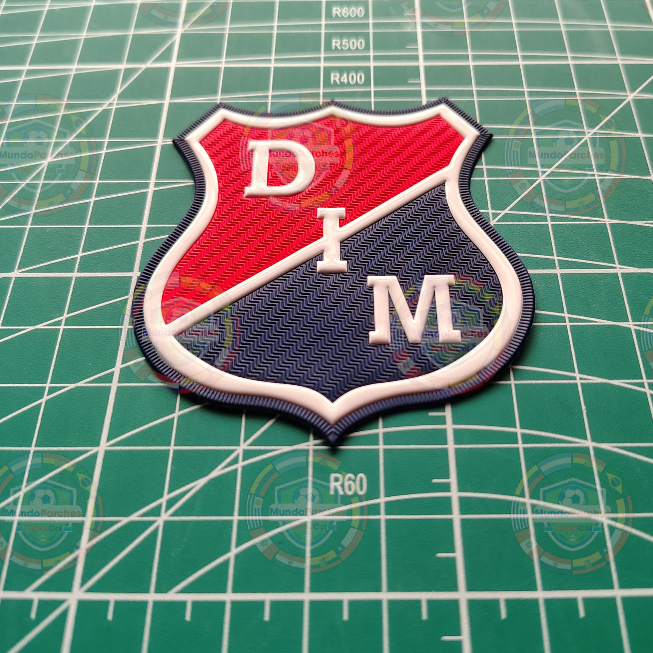 Escudo Independiente Medellín Material TPU ( Caucho) Full Color