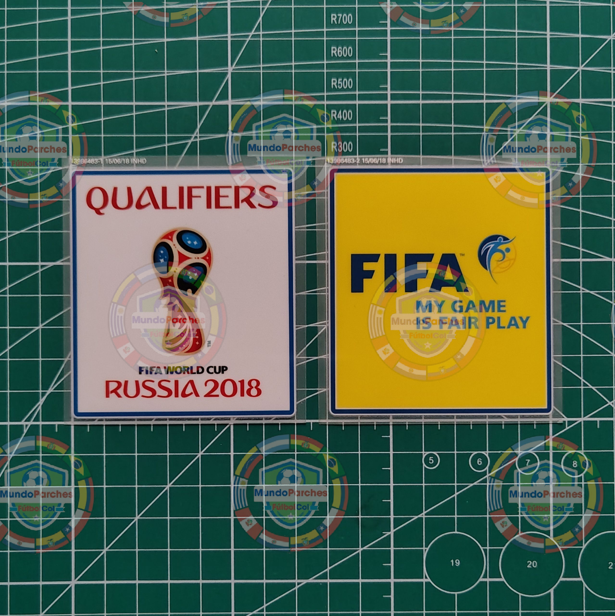 Set Parches Eliminatorias Mundial Rusia 2018 Original