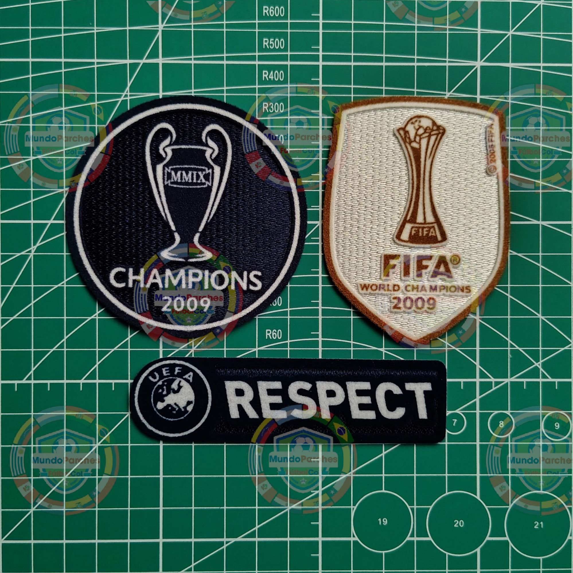 Set Parches Champions League 2009-2010 Barcelona