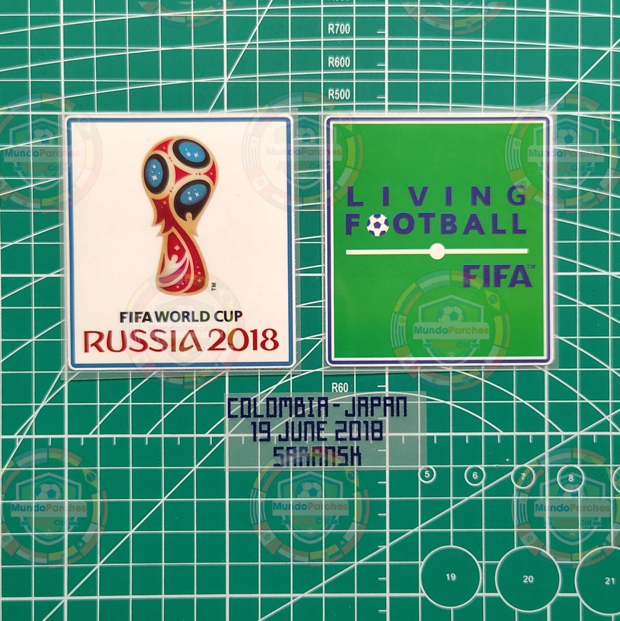 Set Parches Mundial Rusia 2018 Vs Japón