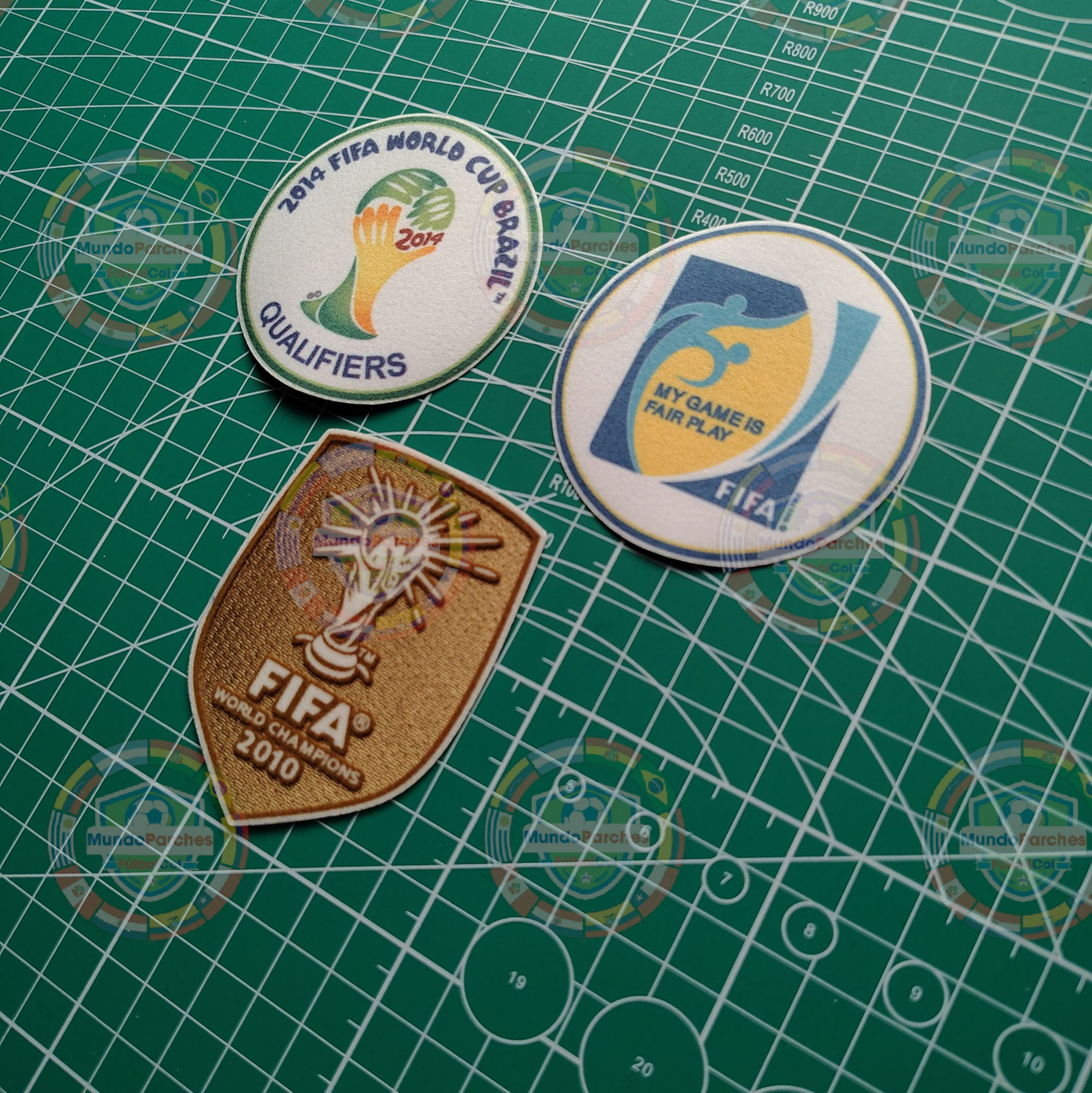 Set Parches Eliminatorias Europeas Mundial 2014 Brasil Selección España