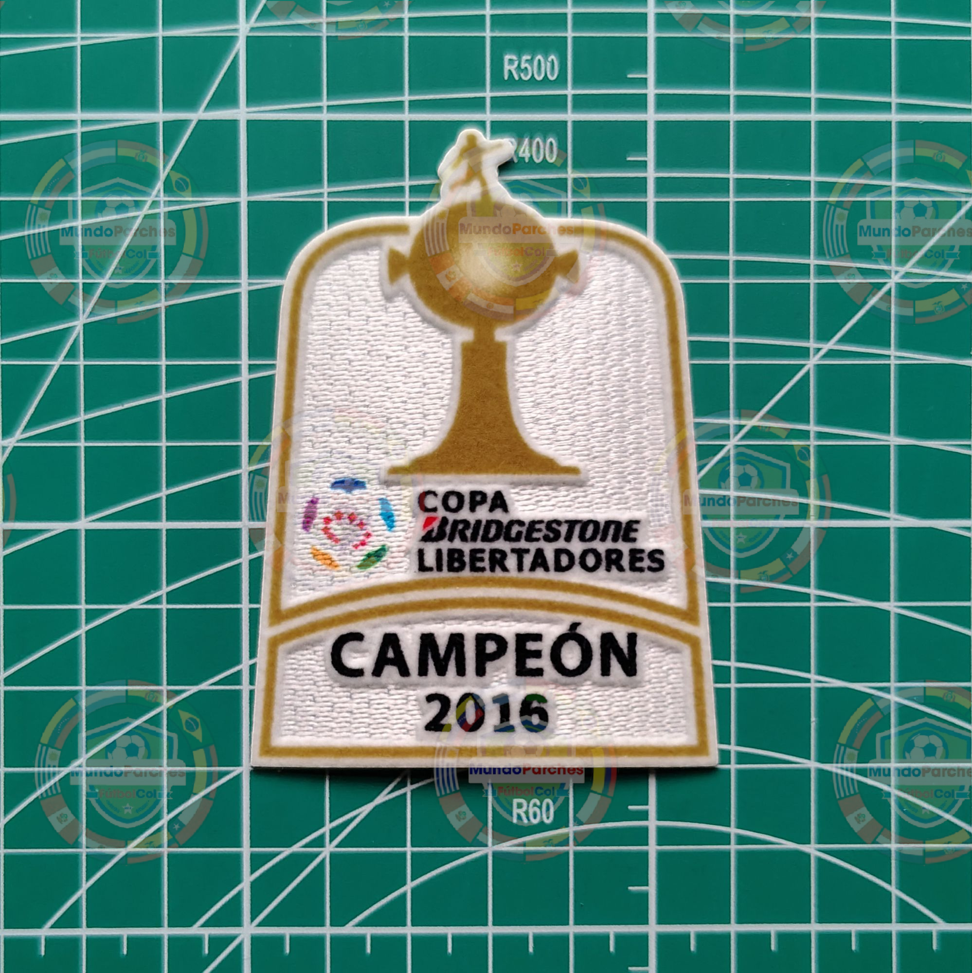 Parche Campeón Copa Libertadores Bridgestone 2016 Atlético Nacional