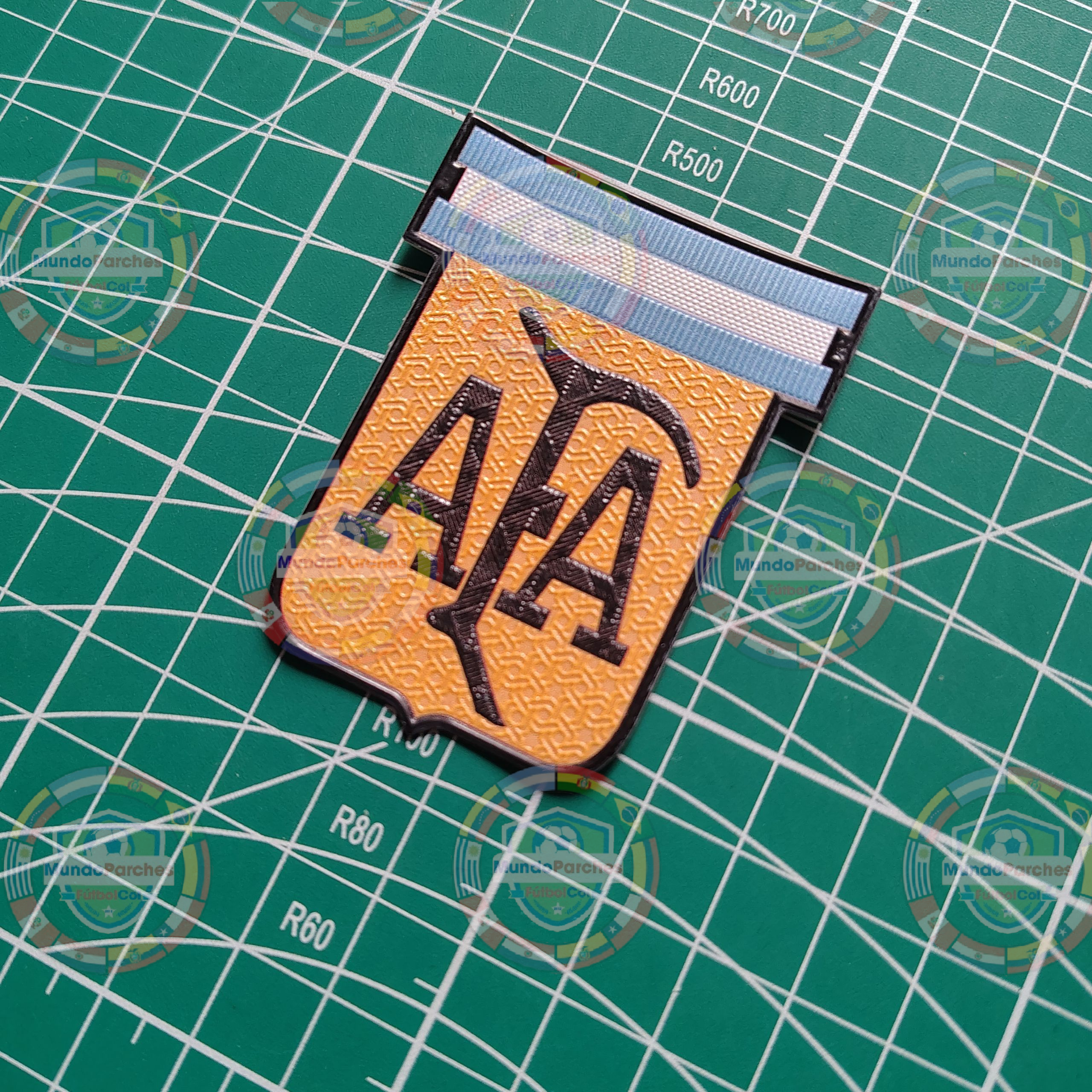 Escudo Selección Argentina Clásico Material Tpu (Caucho) Full Color