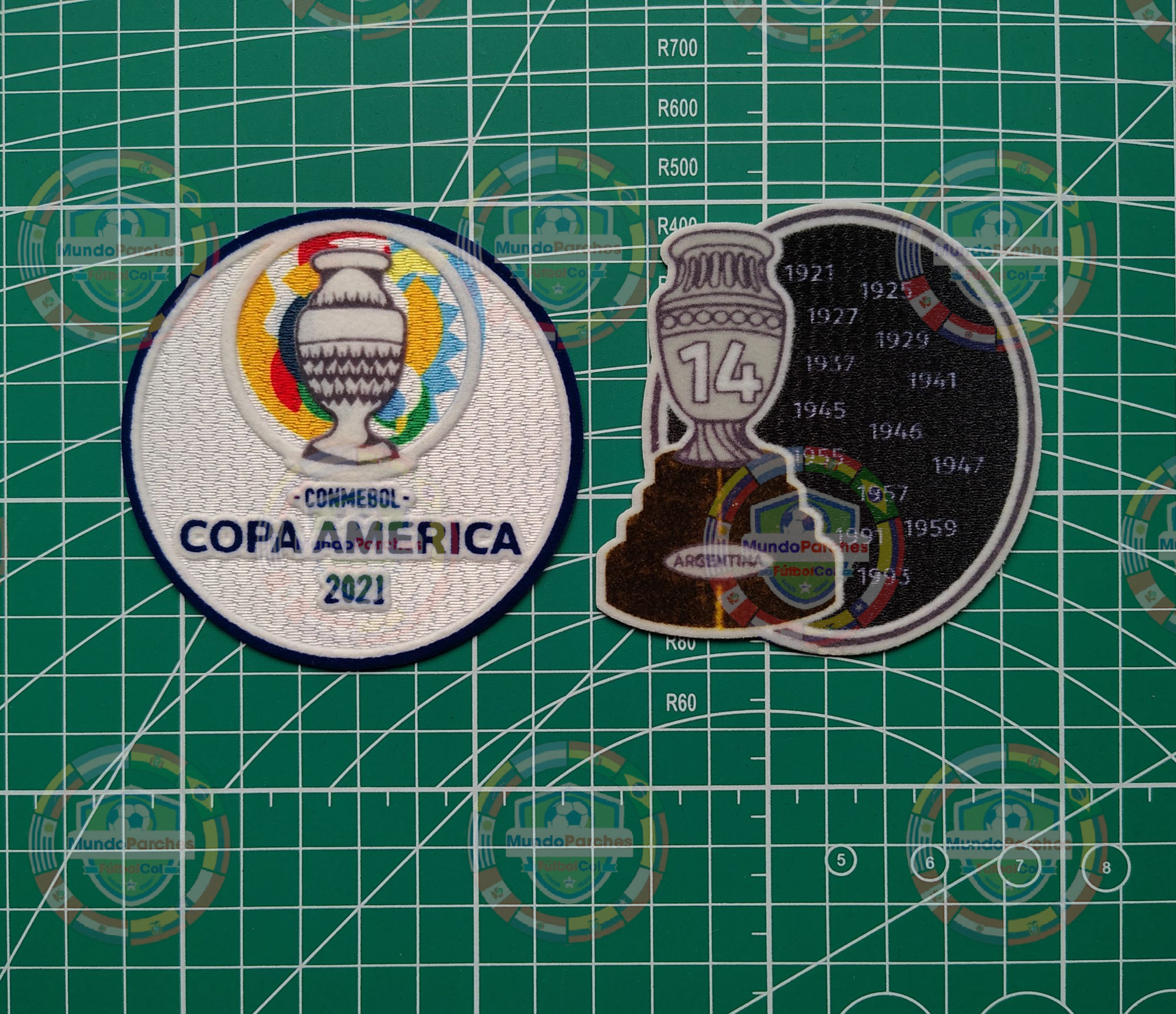 Set Parches Copa América 2021 Selección Argentina