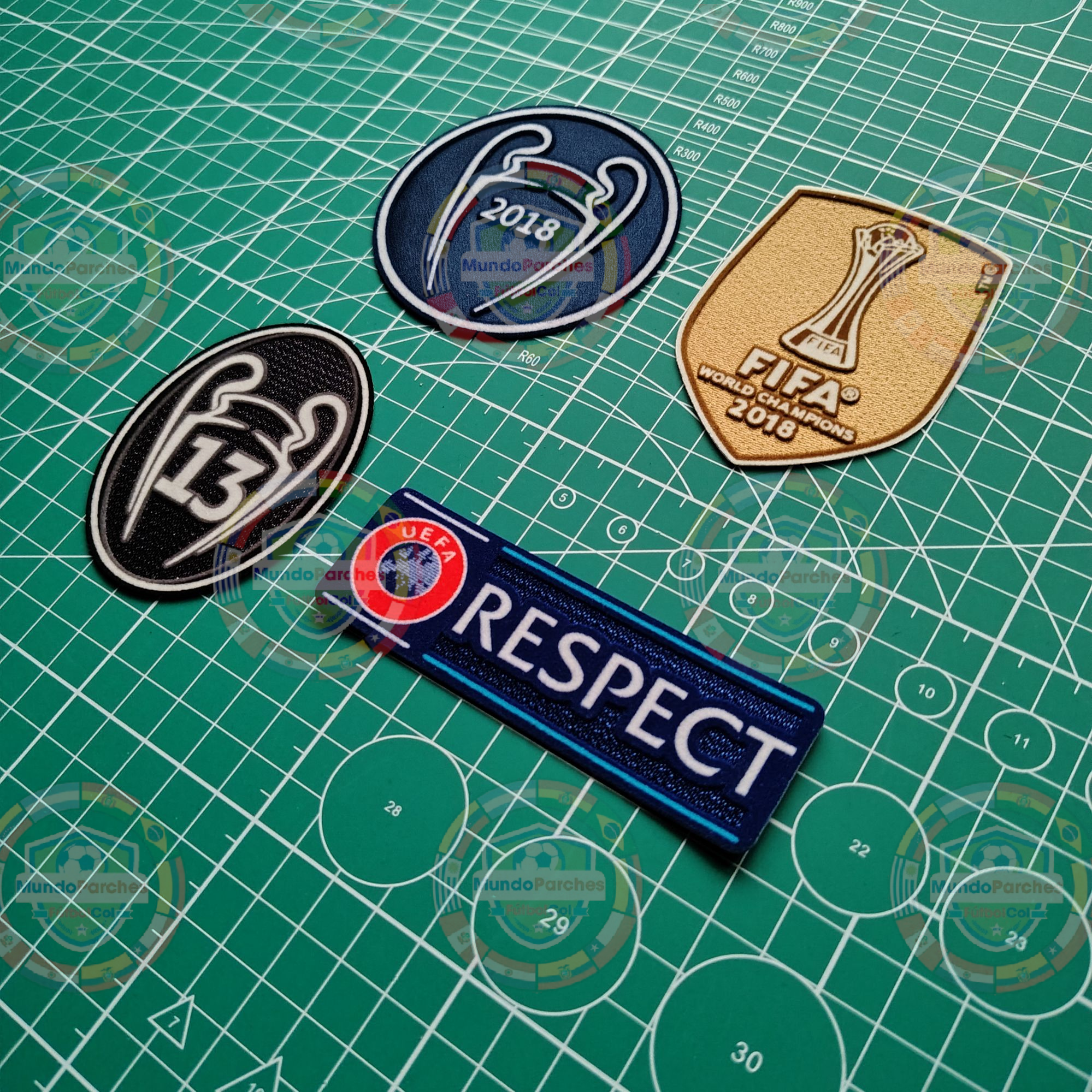 Set Parches Champions League 2018-2019 Real Madrid