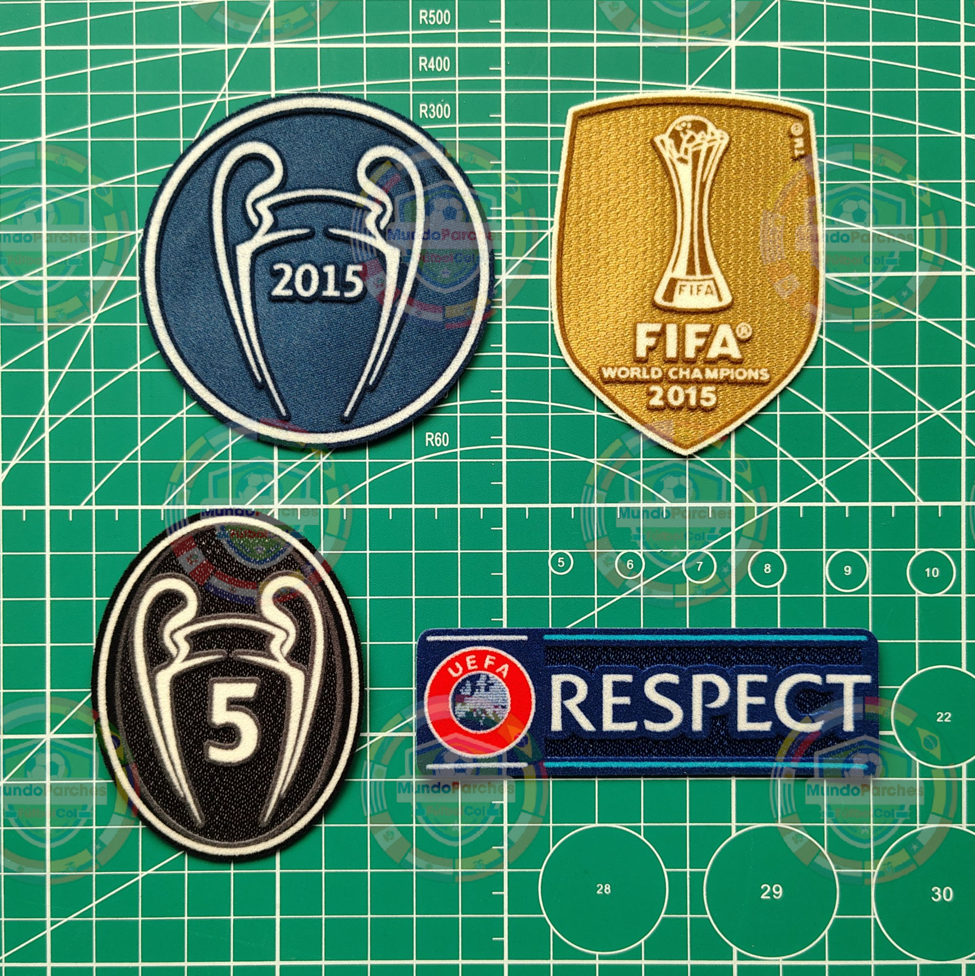 Set Parches Champions League 2015- 2016 Barcelona
