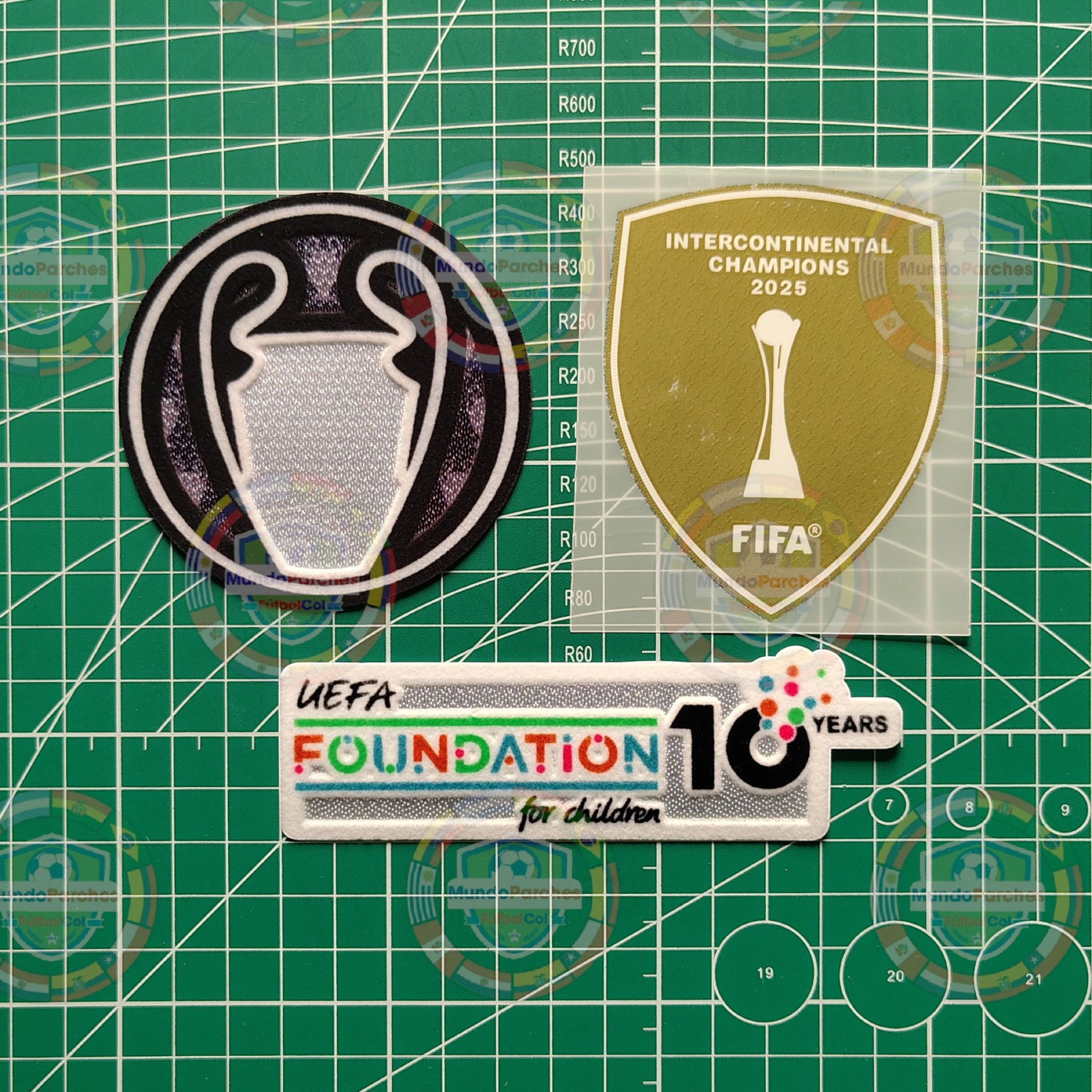 Set Parches Champions League 2025 - 2026 París Saint Germain Psg