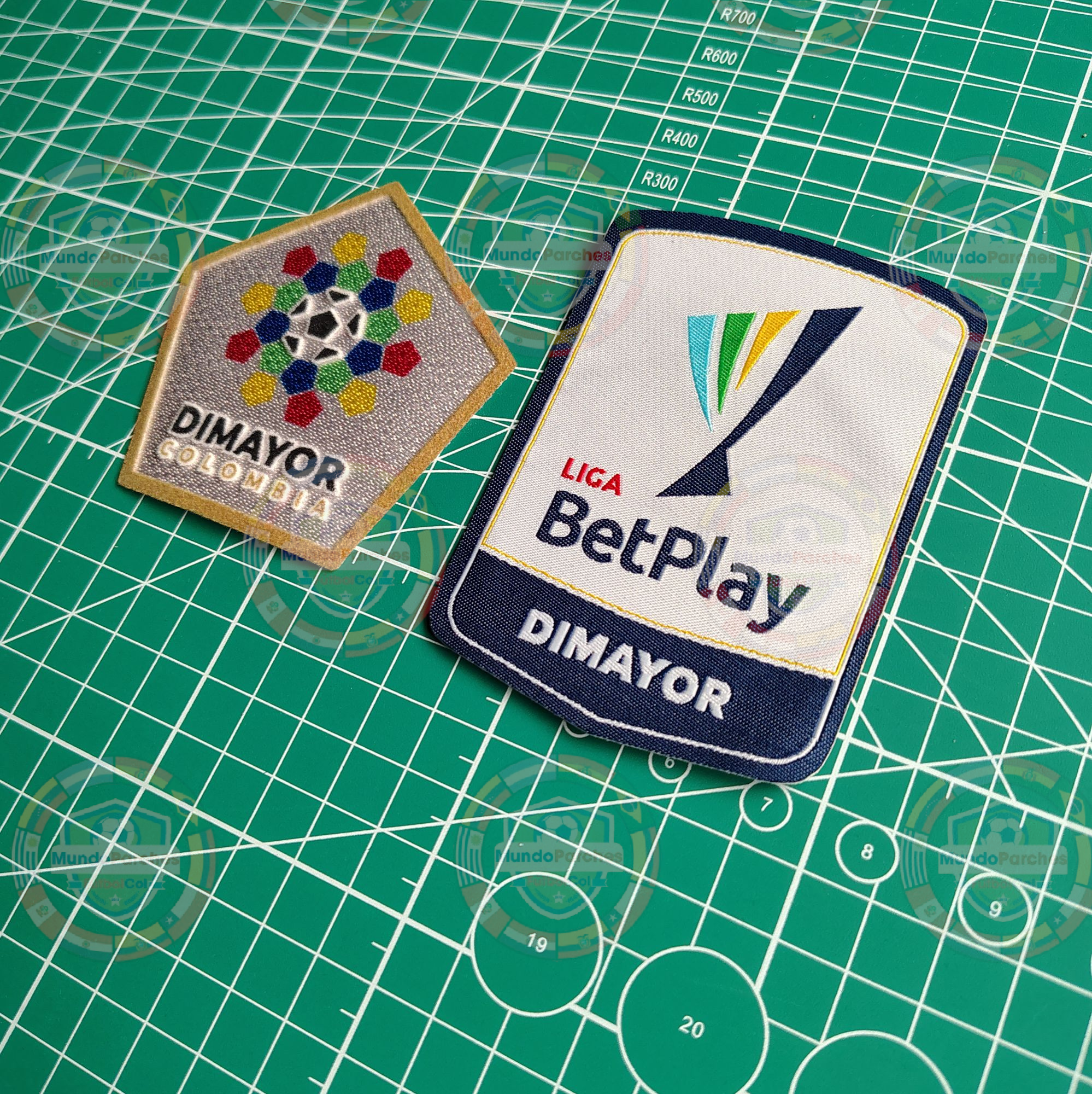 Promoción Set 2 Parches Liga Betplay 2021 Dimayor Camiseta Millonarios