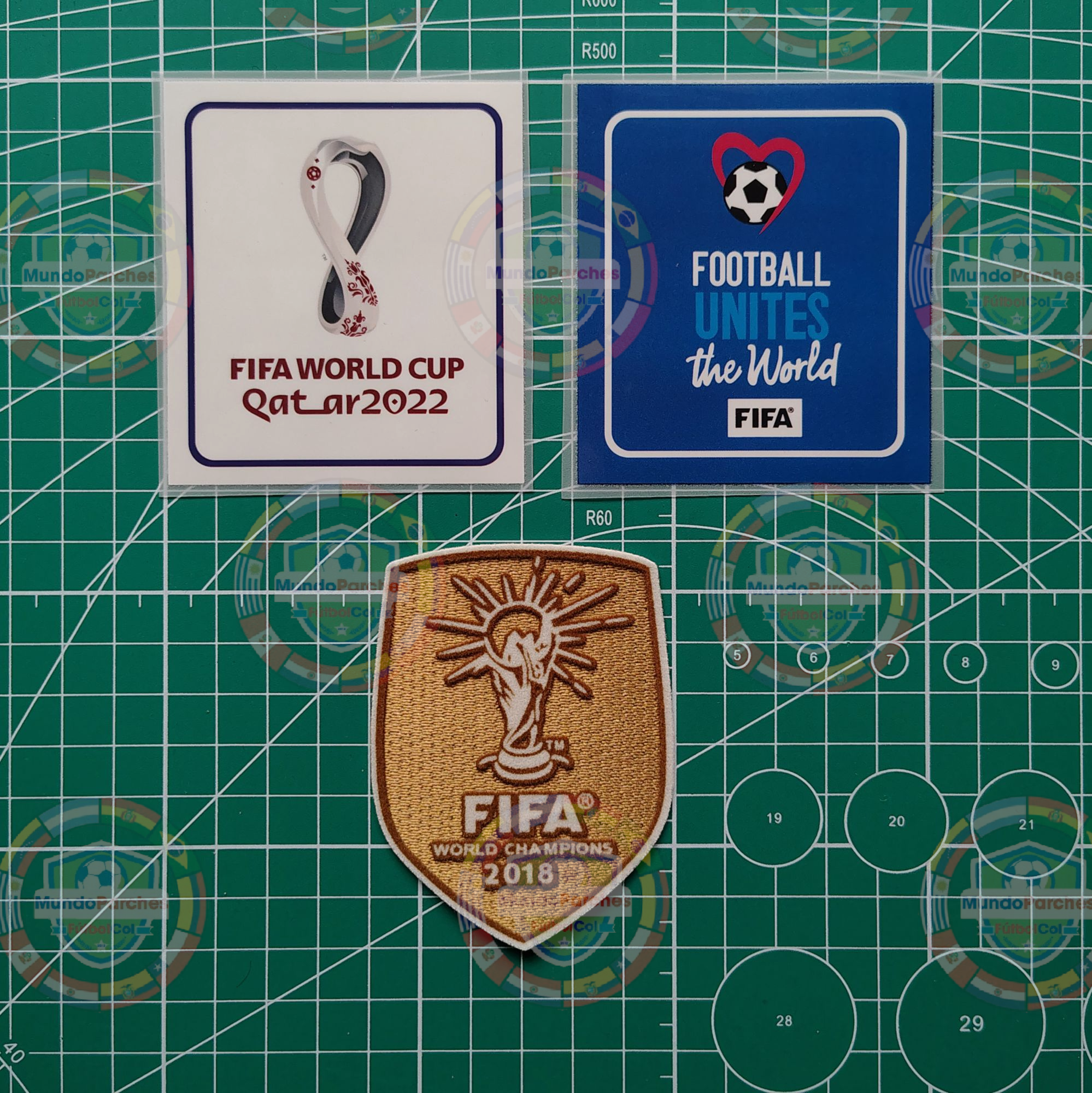 Set Parches Mundial Qatar 2022 Final Selección Francia