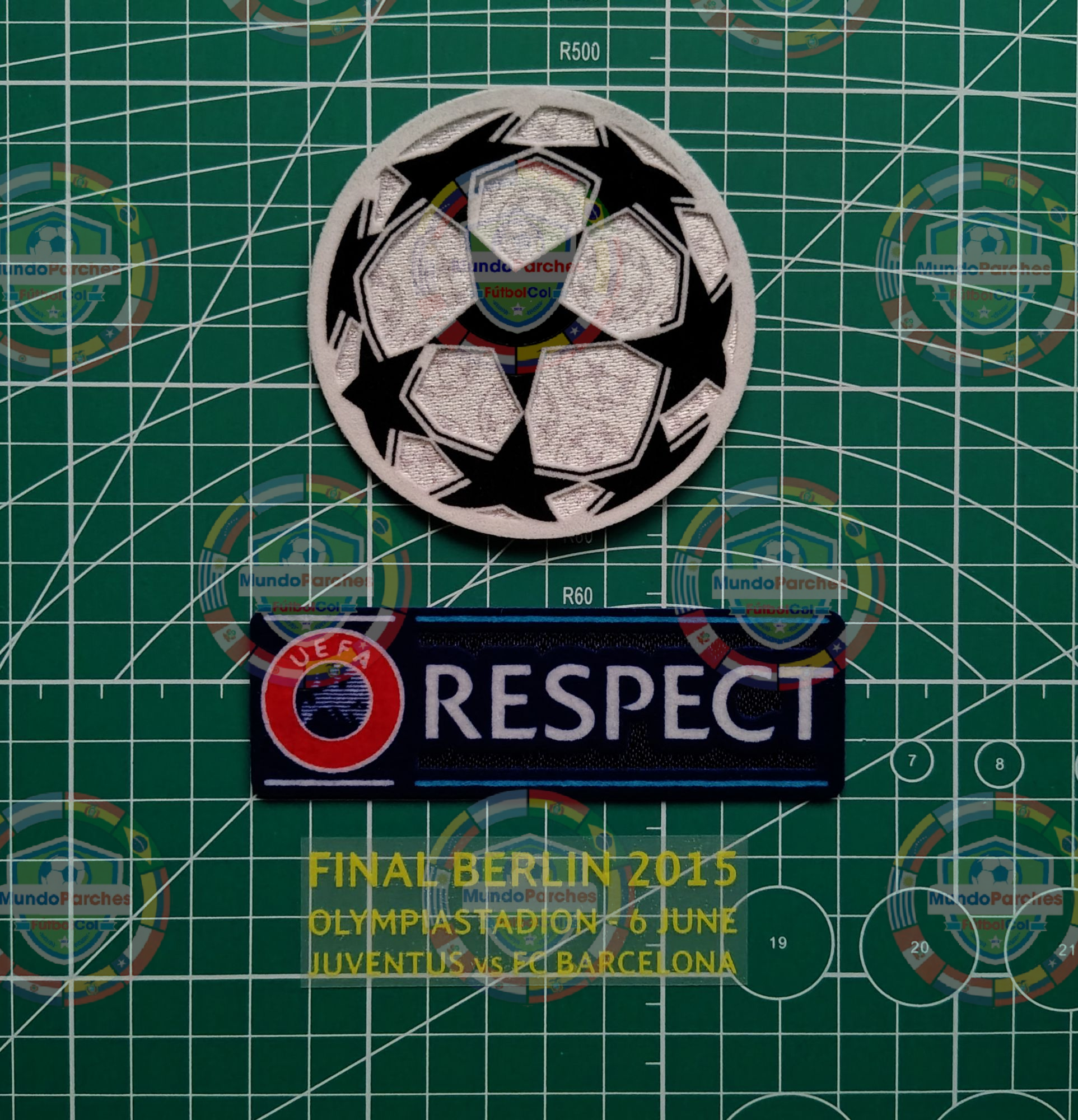 Set Parches Champions League Final 2015 Barcelona