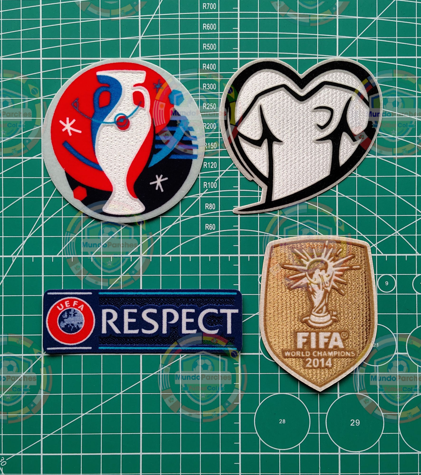 Set Parches Eliminatorias Euro 2016 Selección Alemania