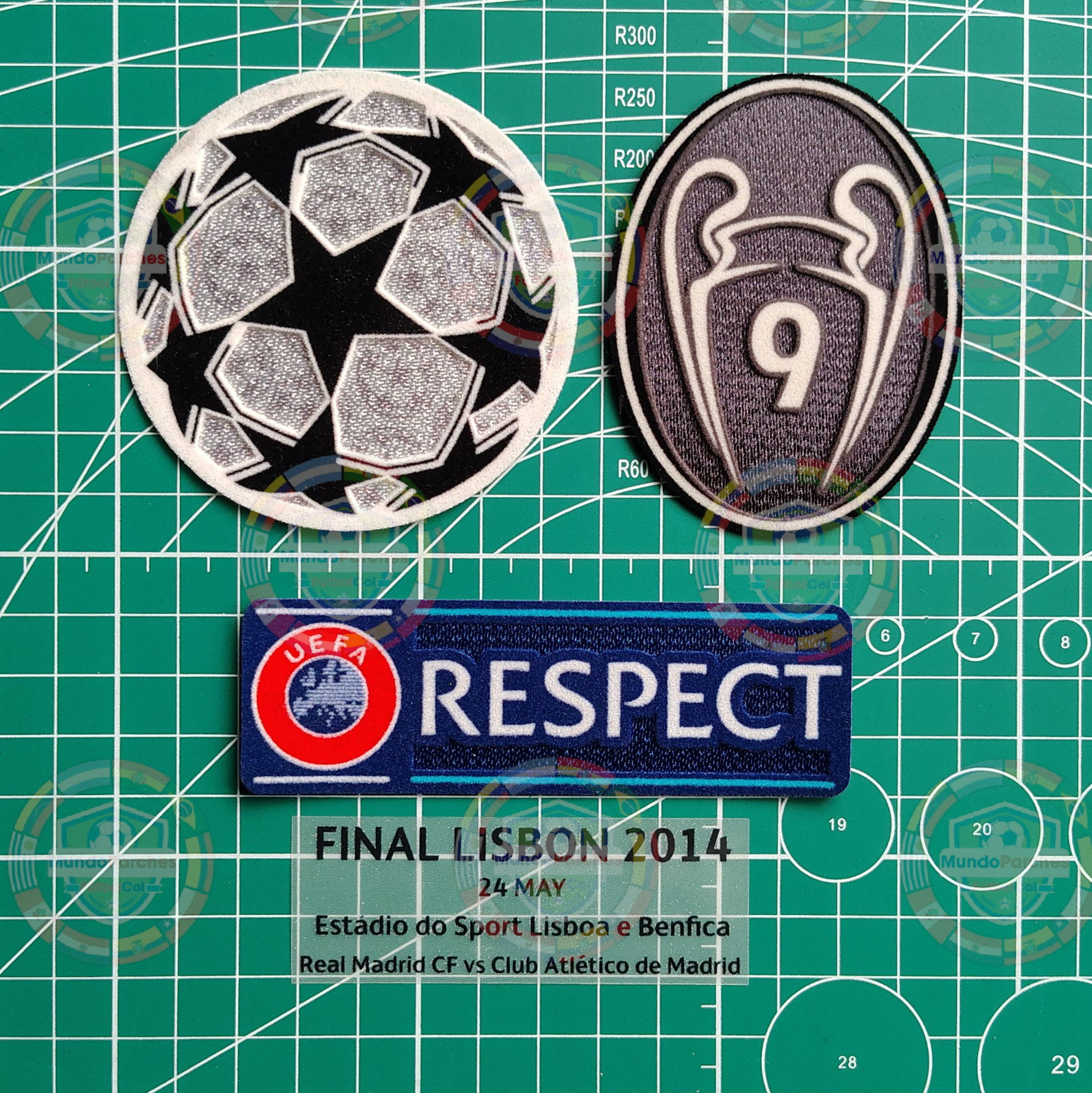 Set Parches Champions League Final 2014 Real Madrid