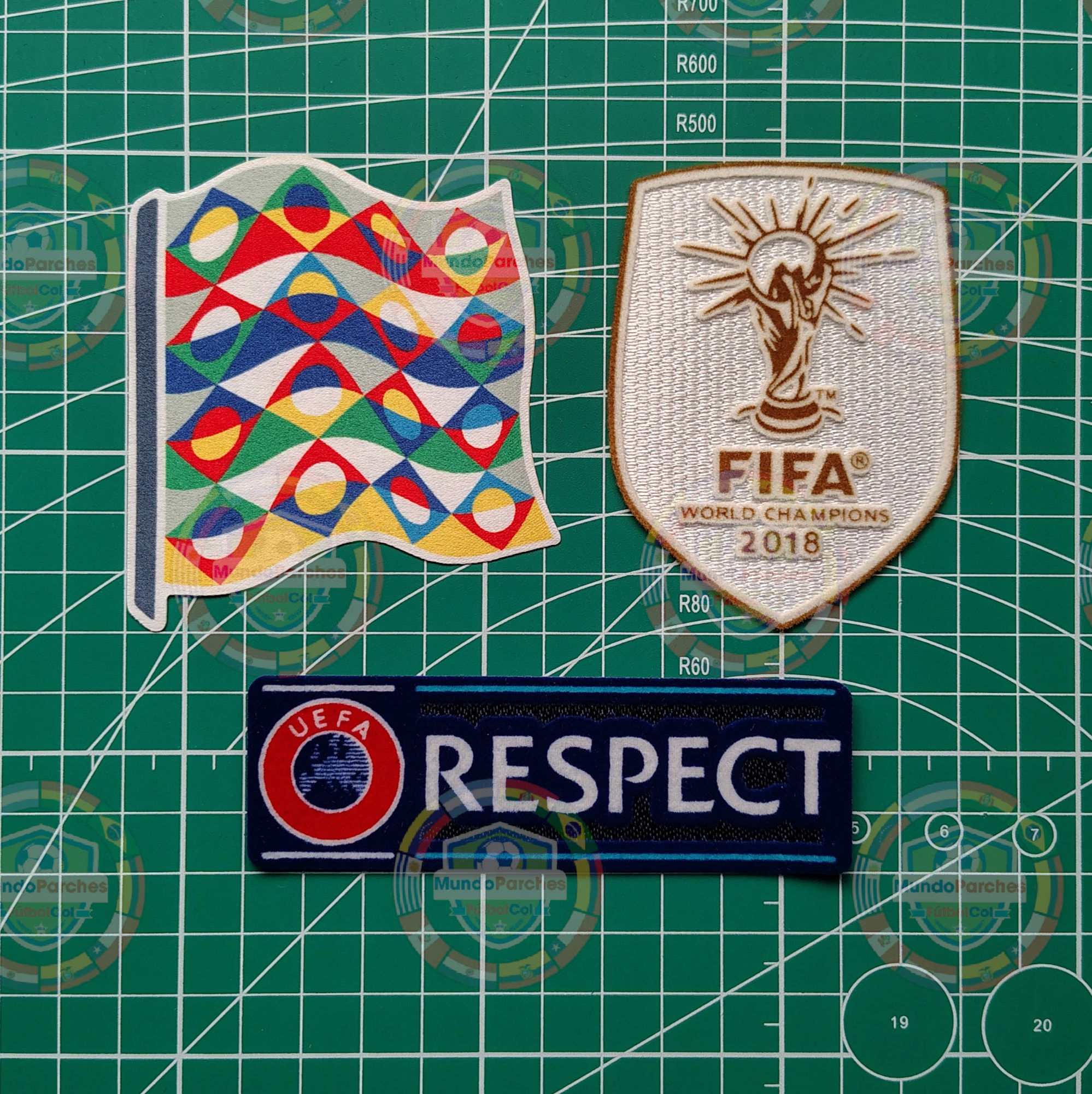 Set 3 Parches Nations League 2020 Selección Francia