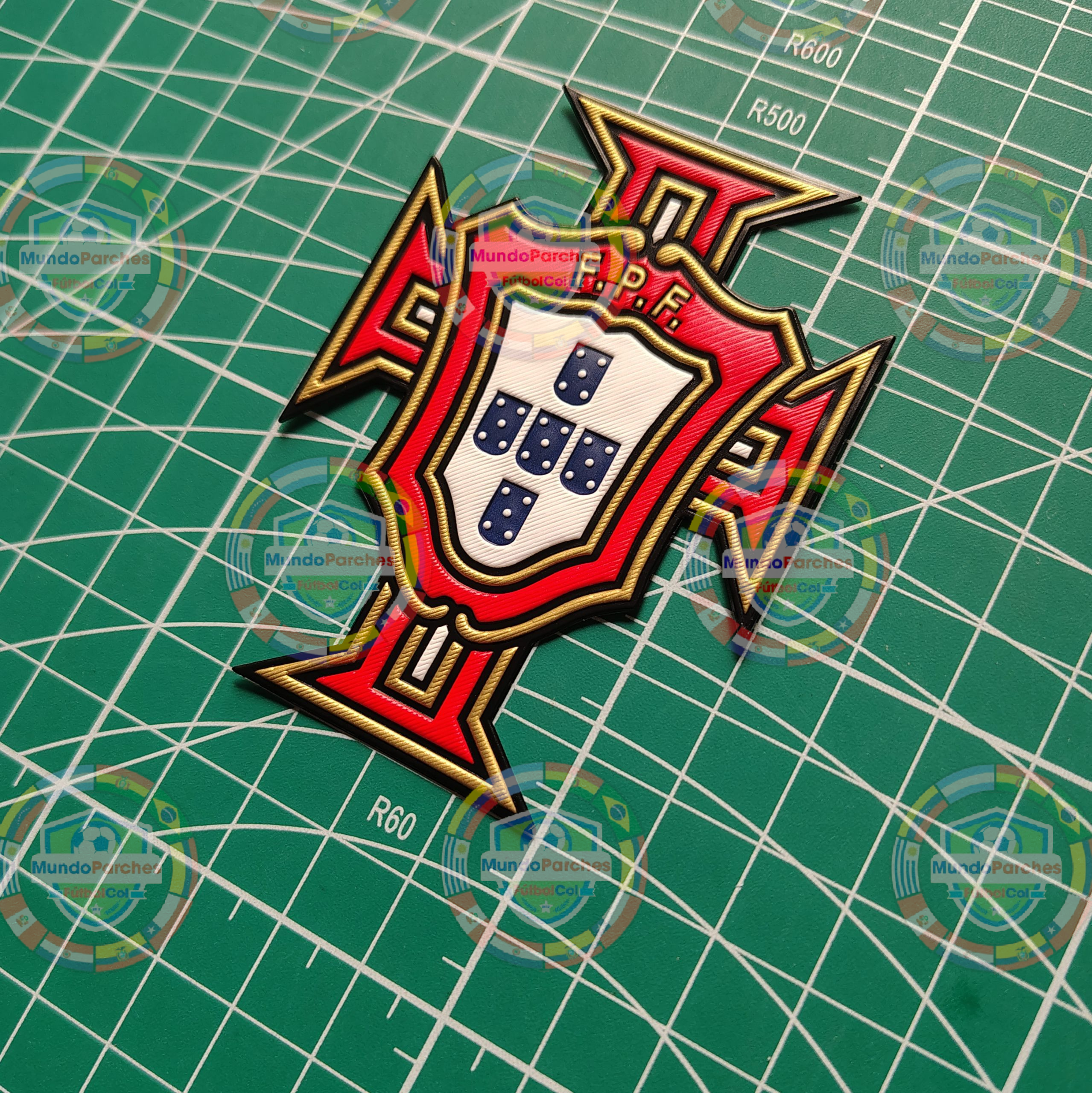Escudo Selección Portugal Material Tpu (Caucho)