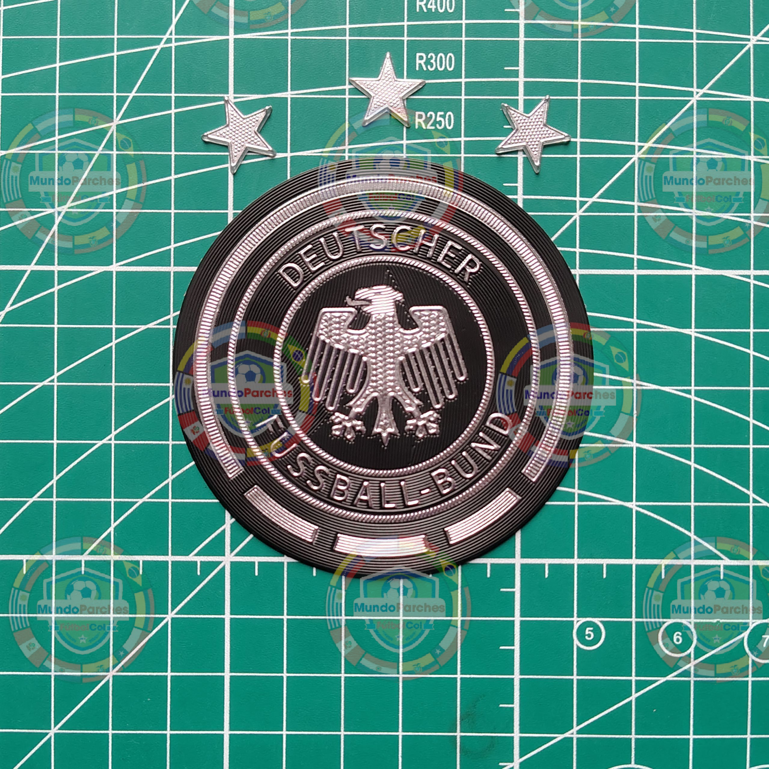 Escudo Selección Alemana Mundial Brasil 2014 Material Tpu (Caucho)
