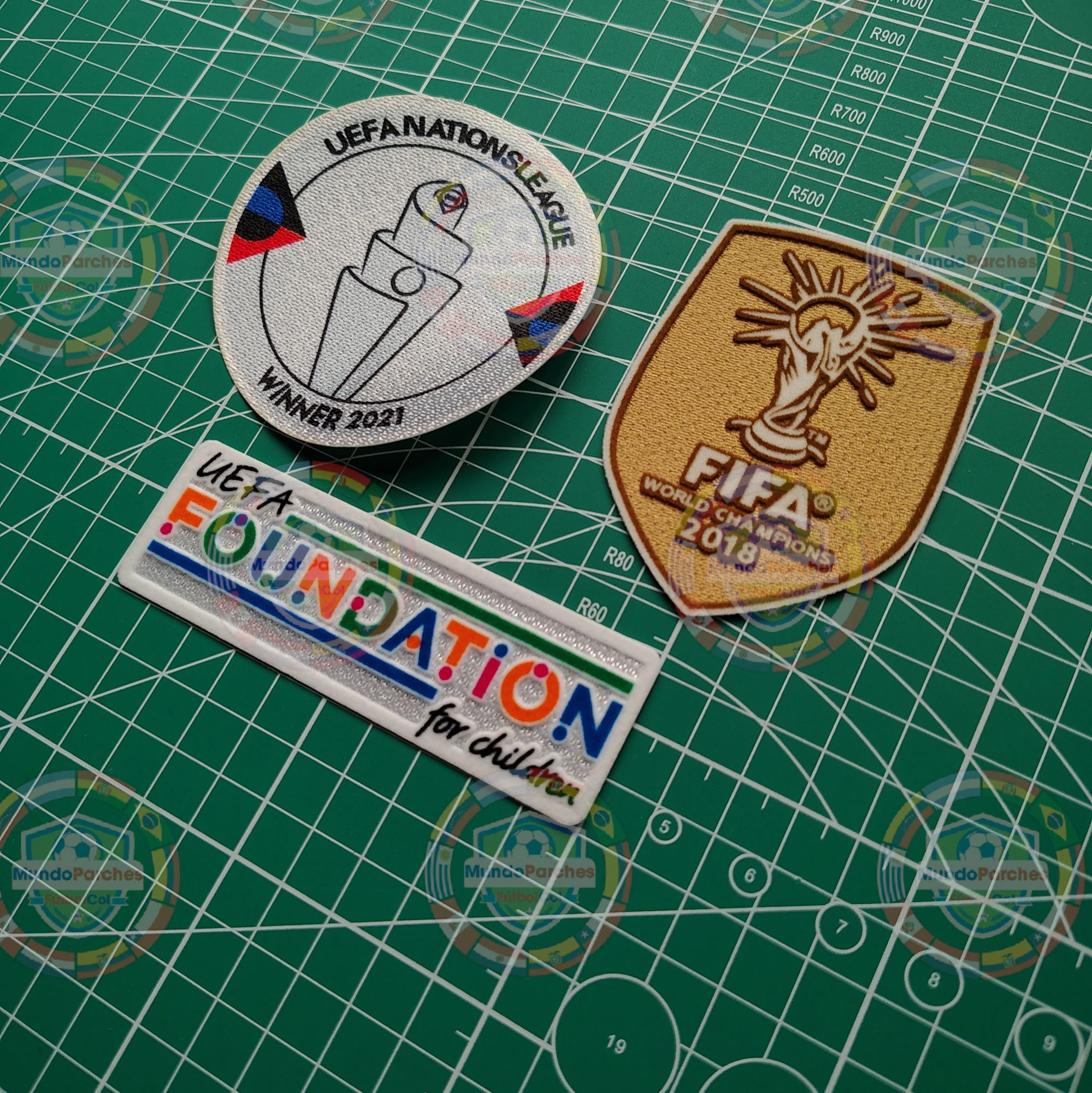 Set Parches Nations League 2022 Selección Francia