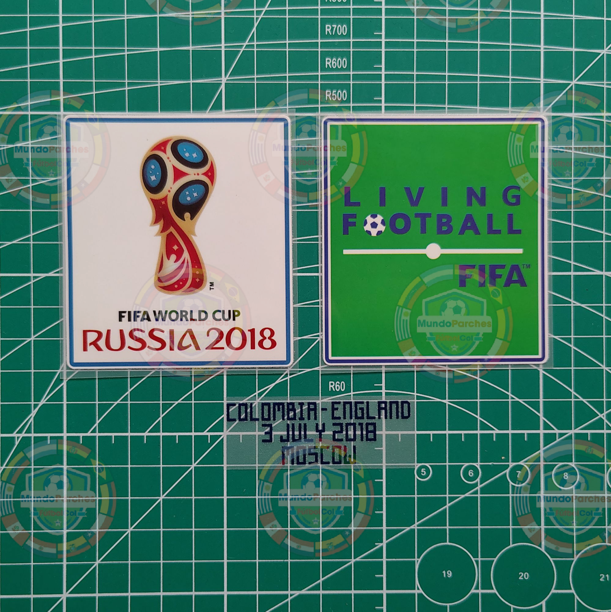 Set Parches Mundial Rusia 2018 Seleccion Colombia Vs Inglaterra