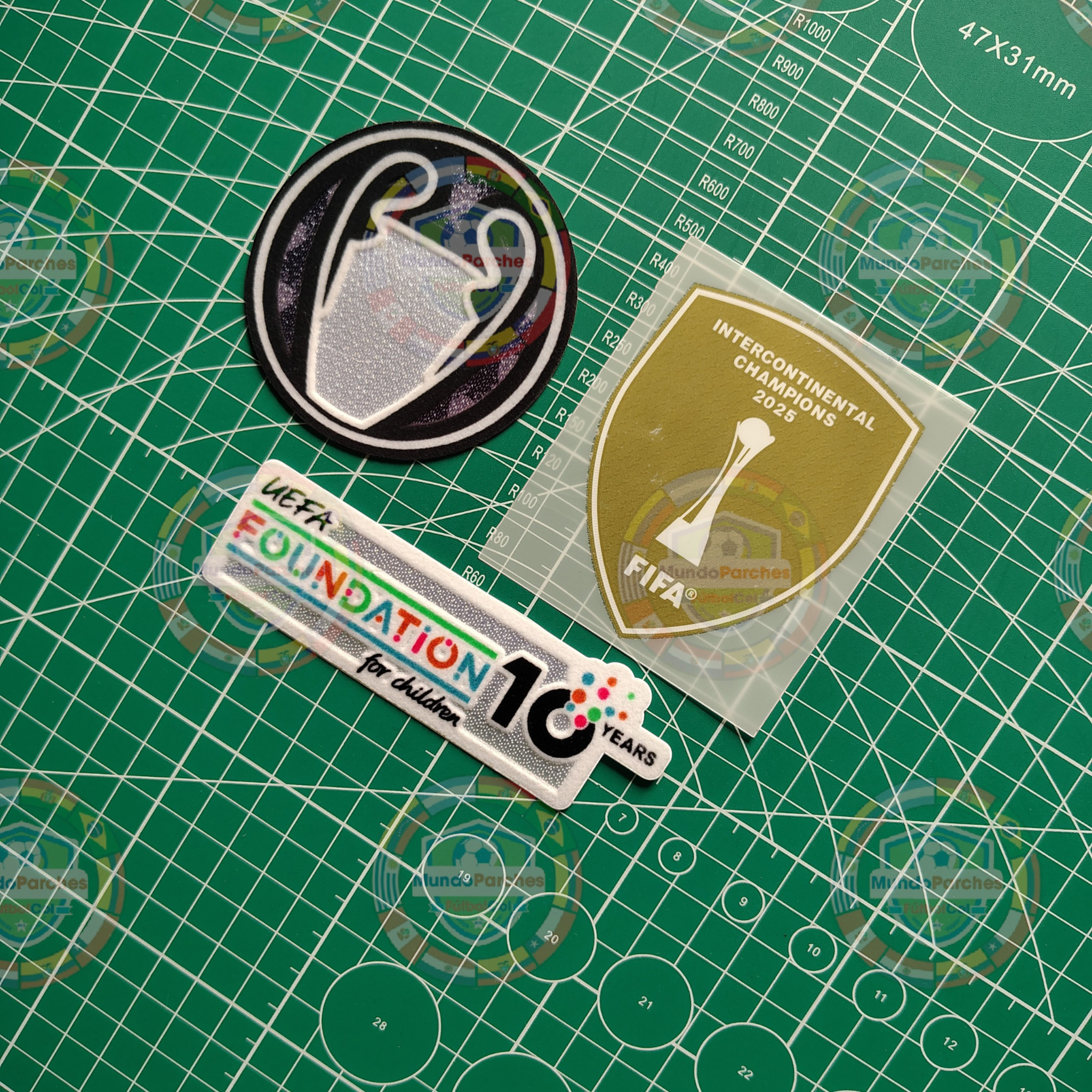 Set Parches Champions League 2025 - 2026 París Saint Germain Psg
